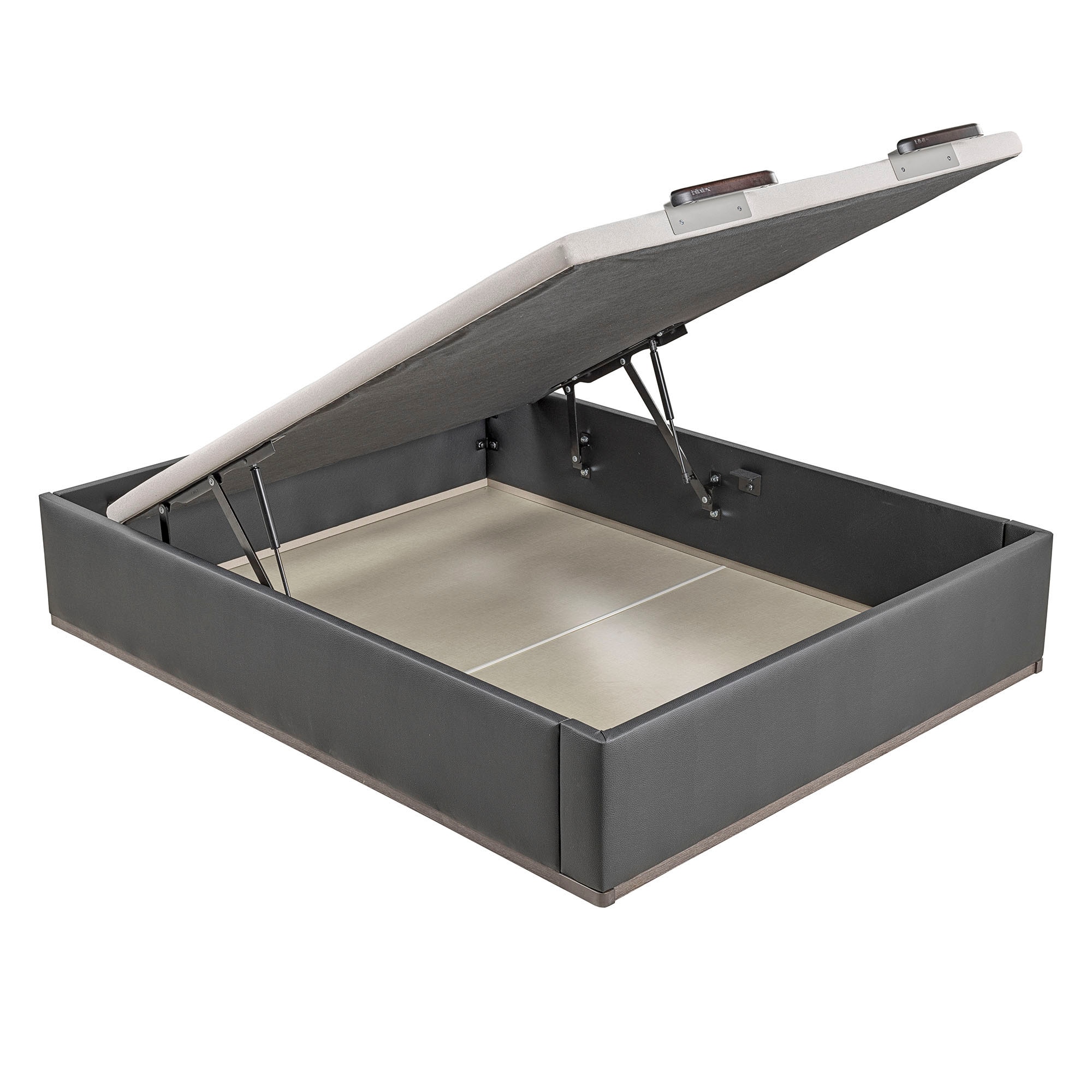 Lattoflex - Canapé abatible en polipiel Box Dekor MDF Lattoflex.