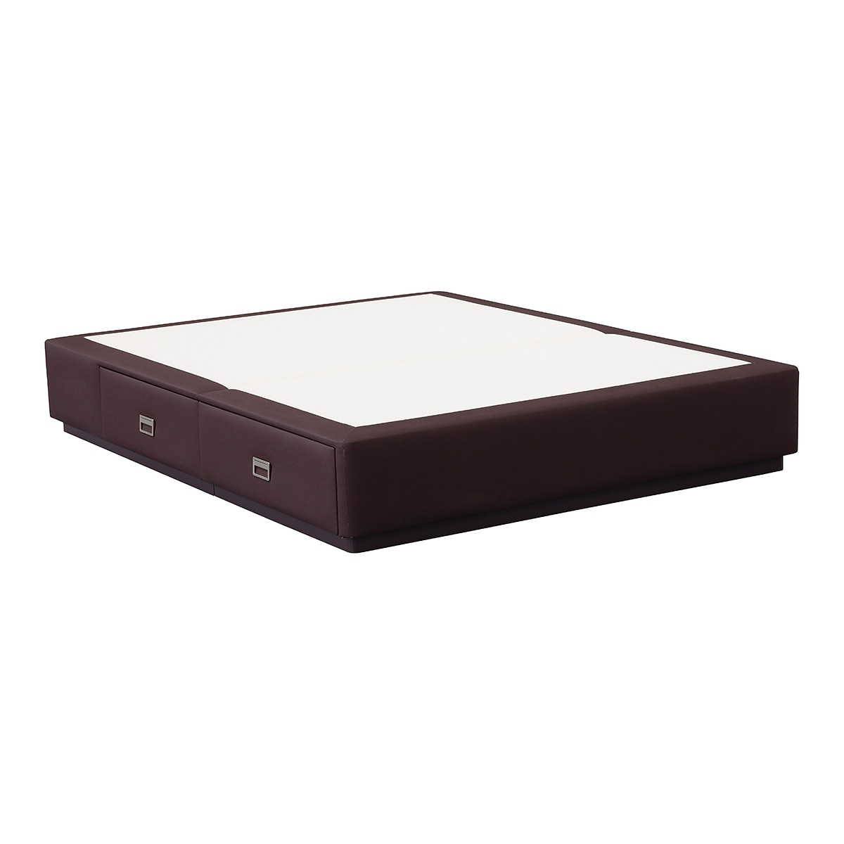 Canapé con cajones polipiel Limia Dinoc - Choco Cama 80 x 190 cm Choco-2