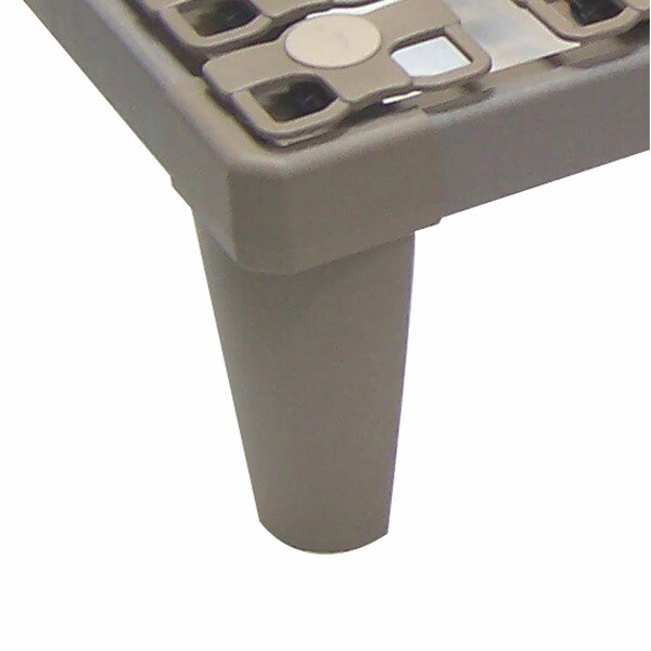 Conjunto de 4 pés Tempur Dual Castanho-2
