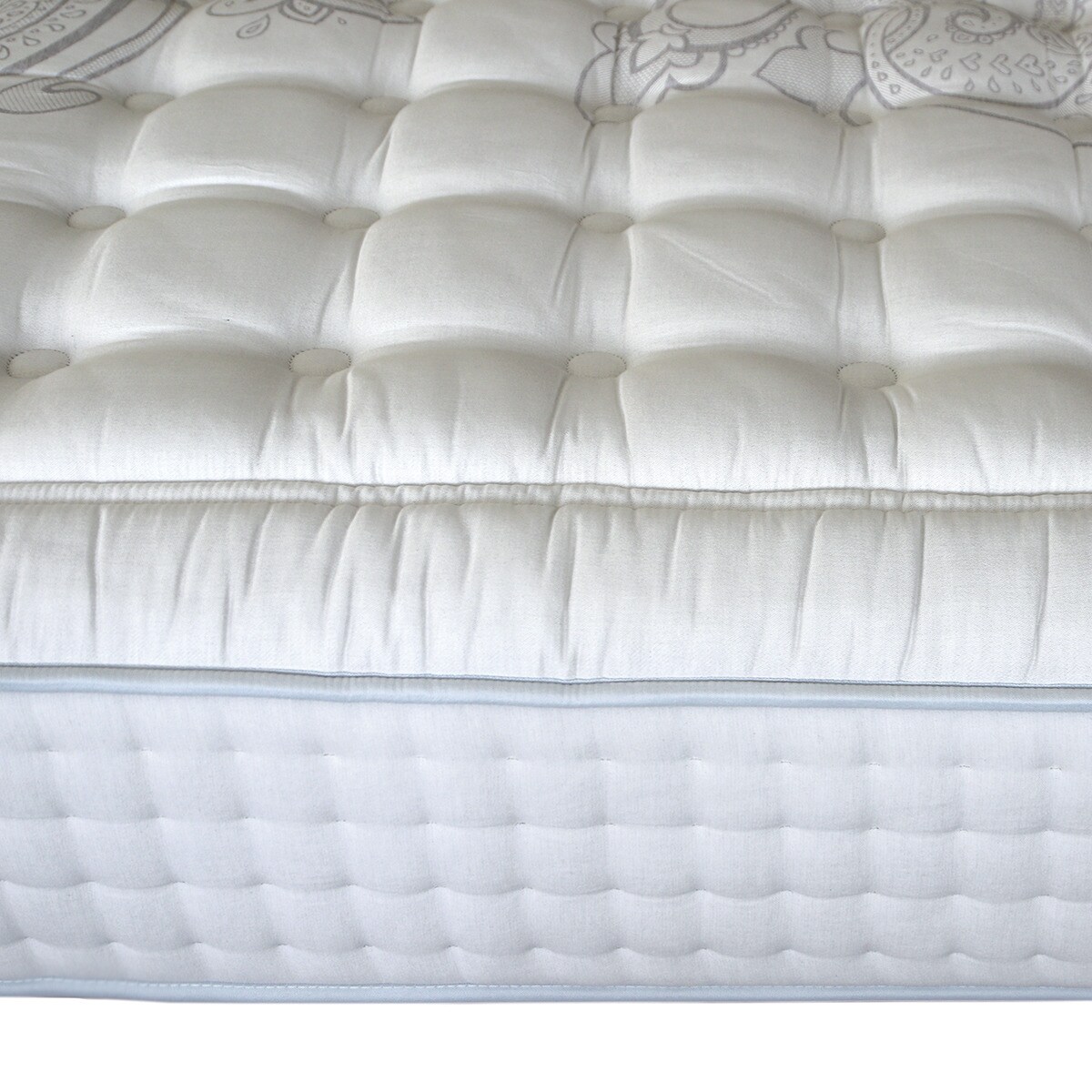 Colchão de molas ensacadas e látex Serenity Pardo 3