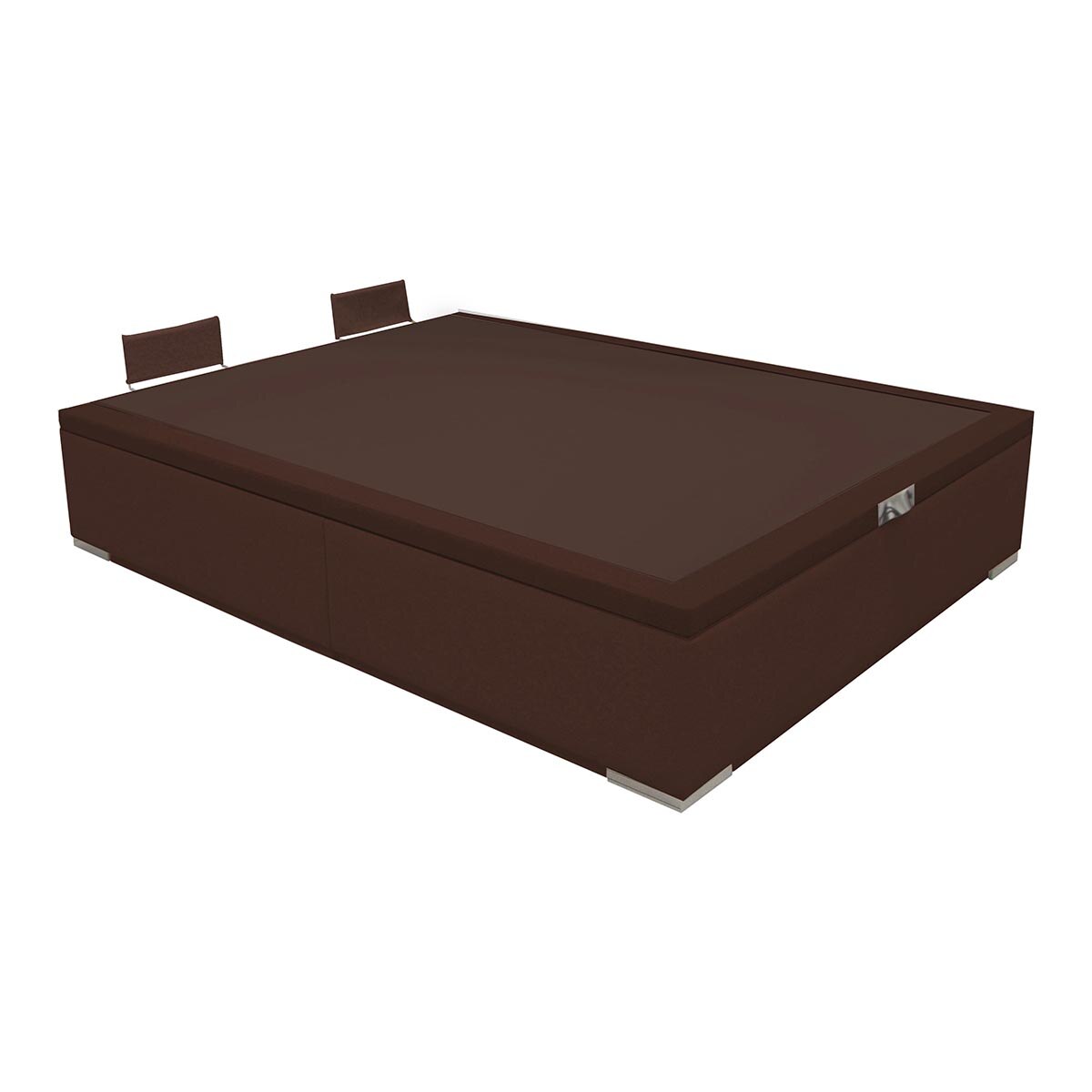 Sommier Rígido Manual em Polipele Sima 2019 Pardo Chocolate-2