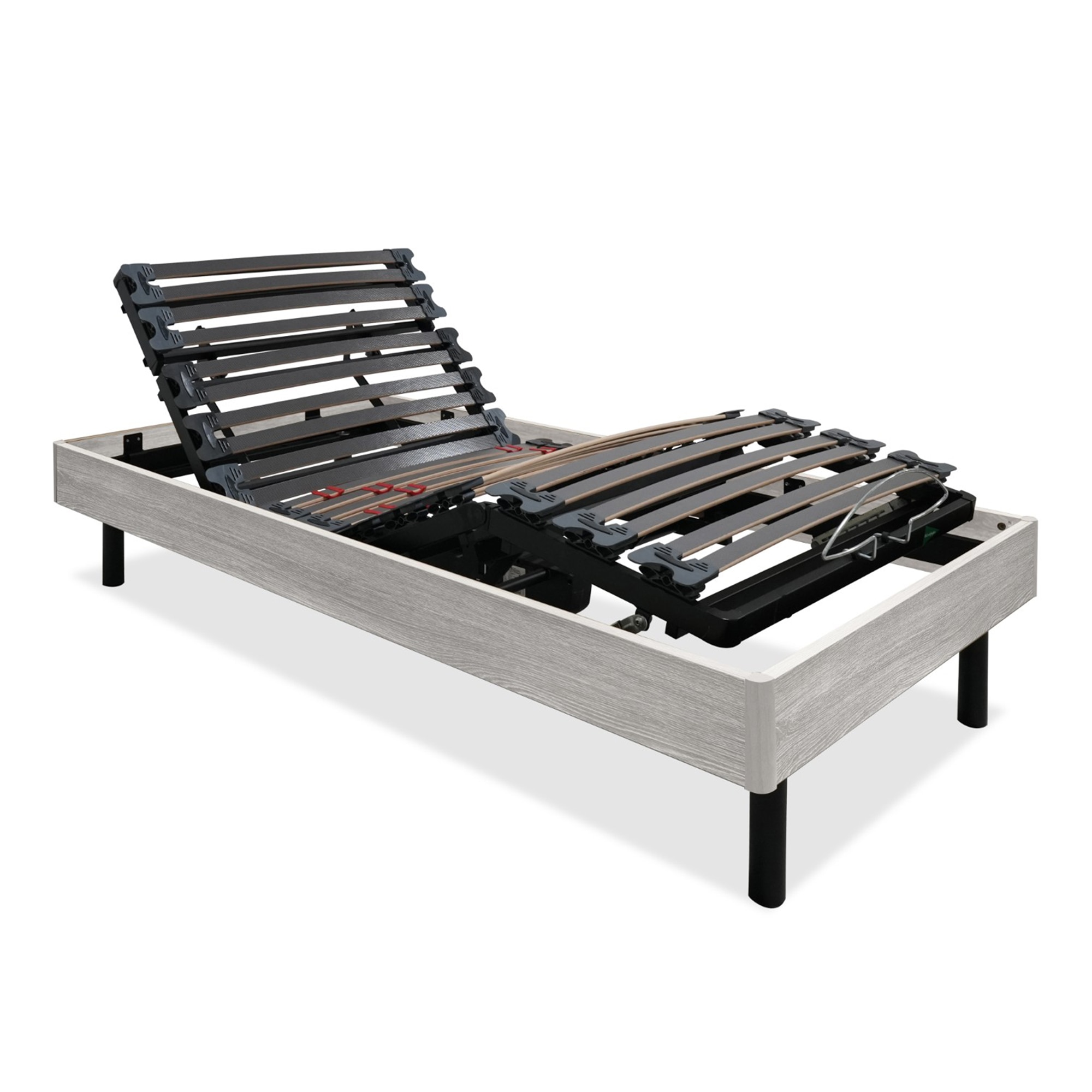 Estrado Articulado Elétrico com pés Ceres Plus Branco-1