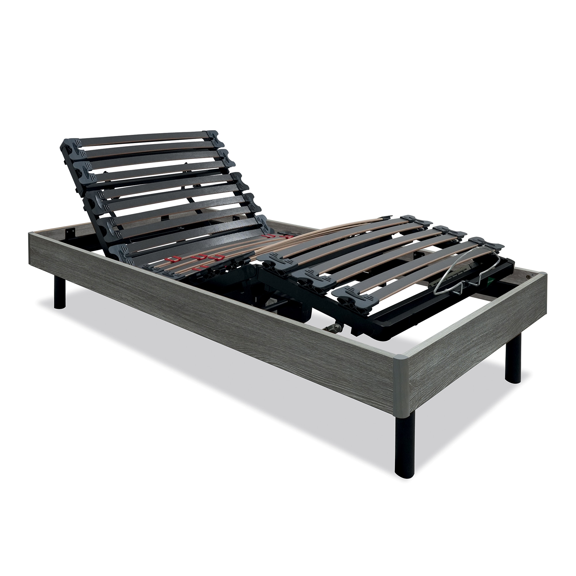 Estrado Articulado Elétrico com pés Ceres Plus Cinzento-1