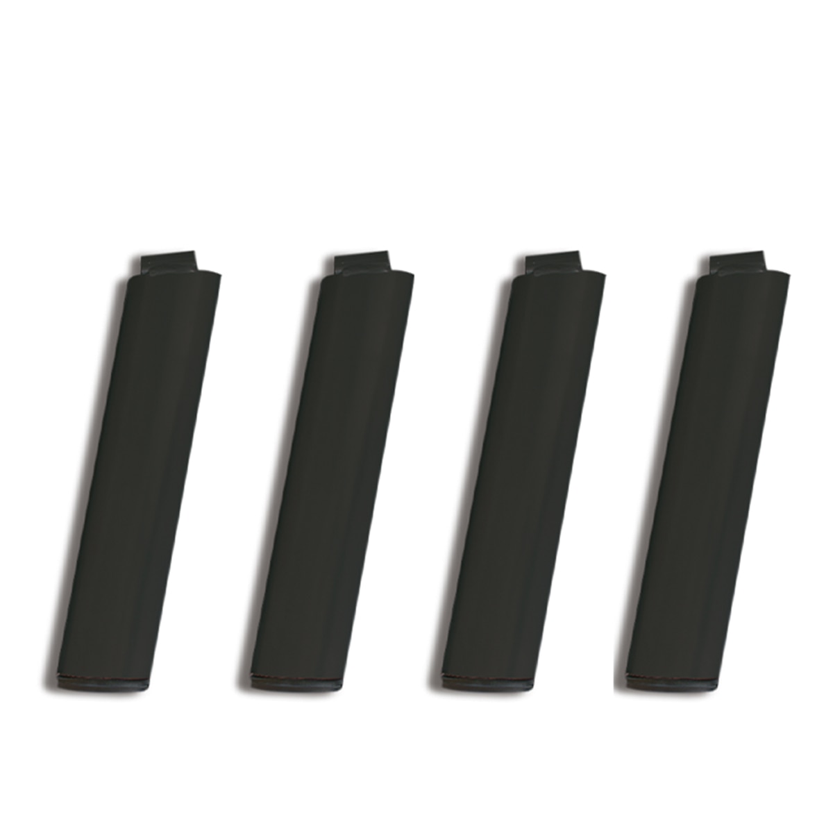 Conjunto de 4 Pés Metálicos Ergos V2 Preto-1