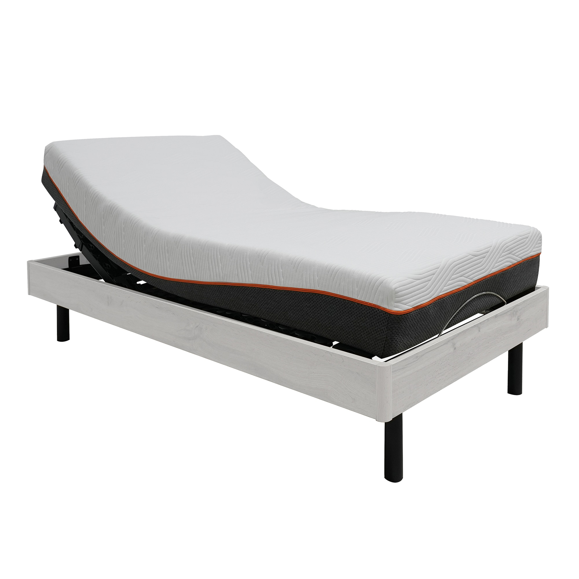 Pack Colchão Visco Bical + Estrado Lâminas Ceres Plus Carvalho Branco-1