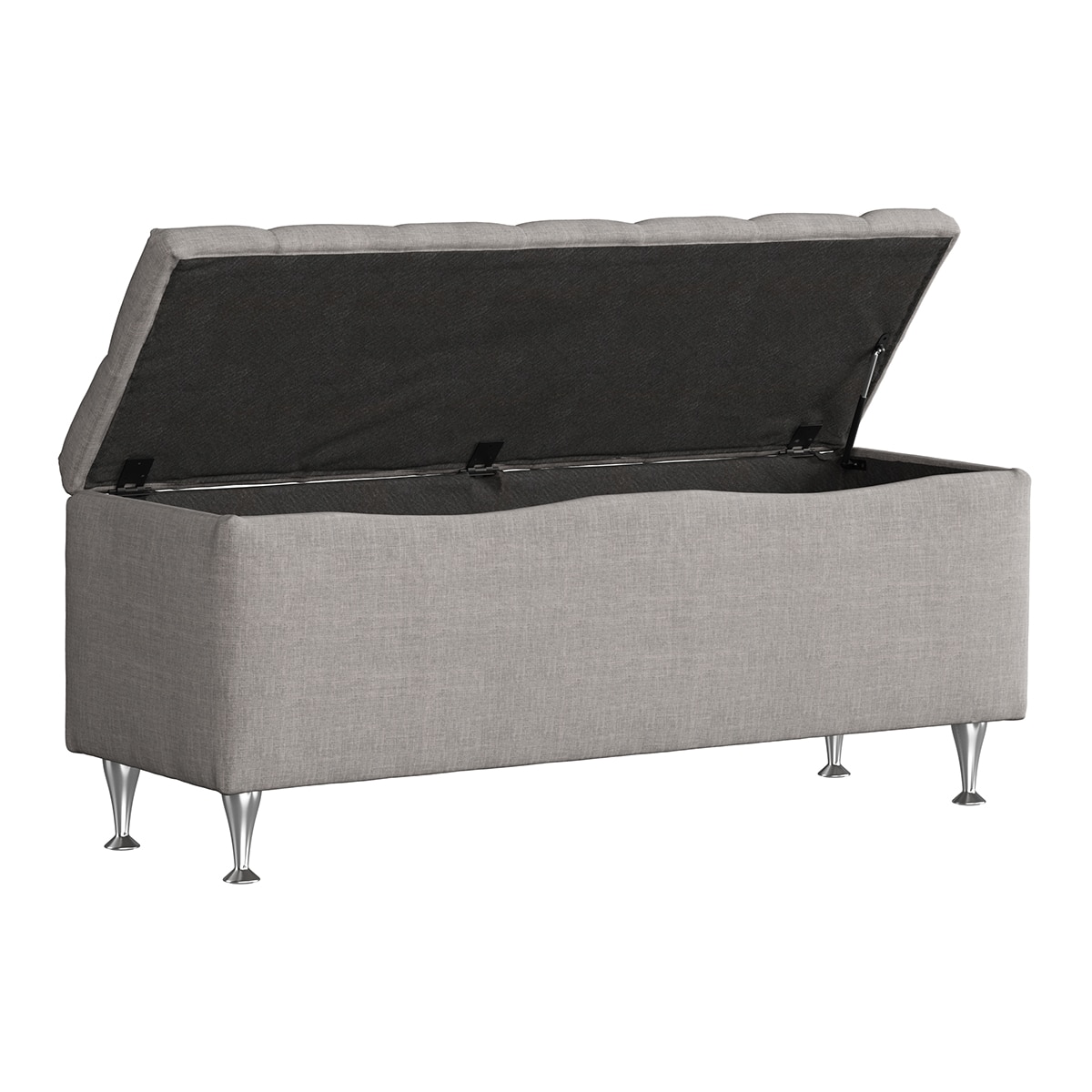 Baúl pie de cama Olle Hamta Kraft by Scapa - Gris oscuro Gris oscuro-2