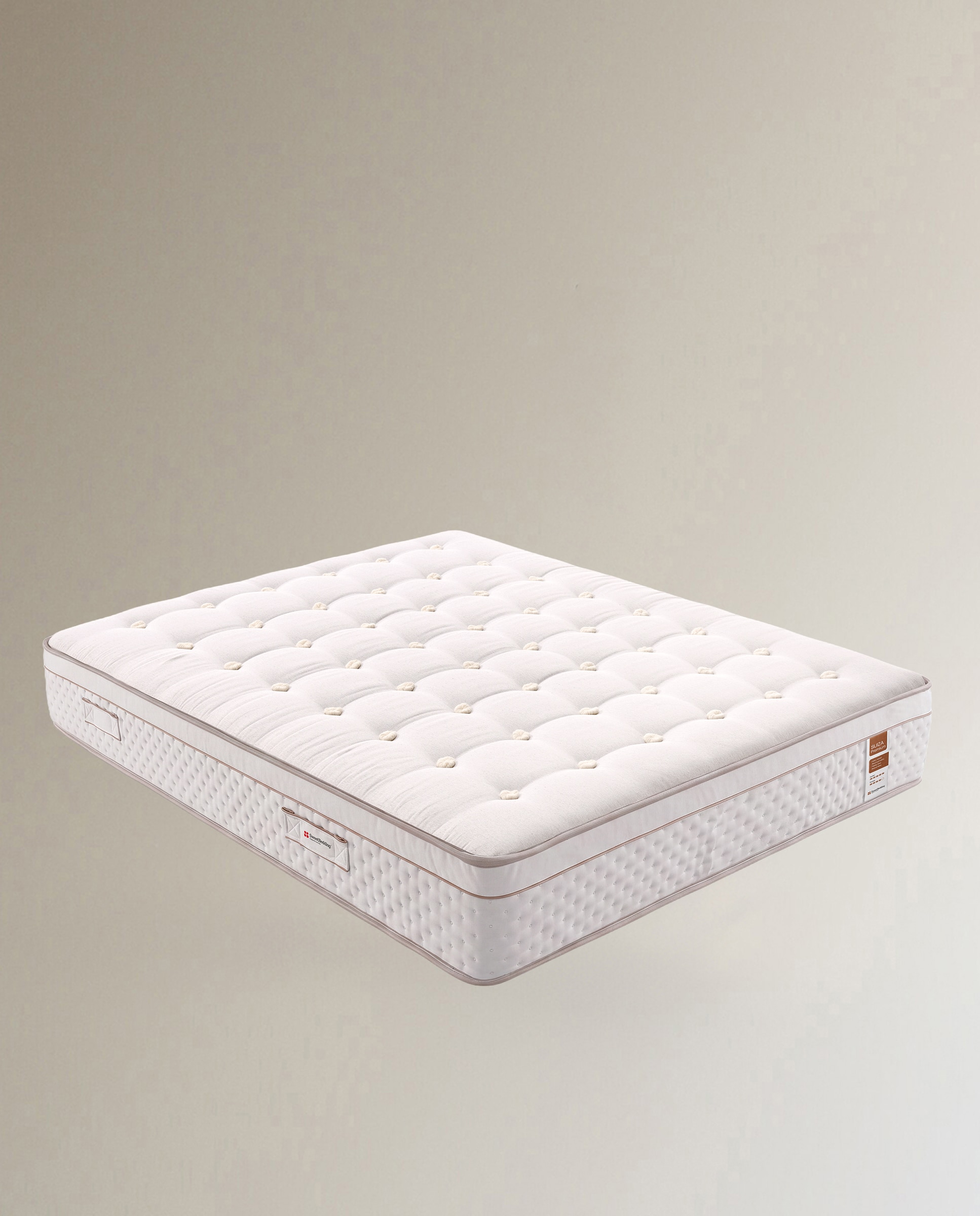 Imagen 0 de Colchón de látex Talalay Suiza Premium Sweetbedding Beige