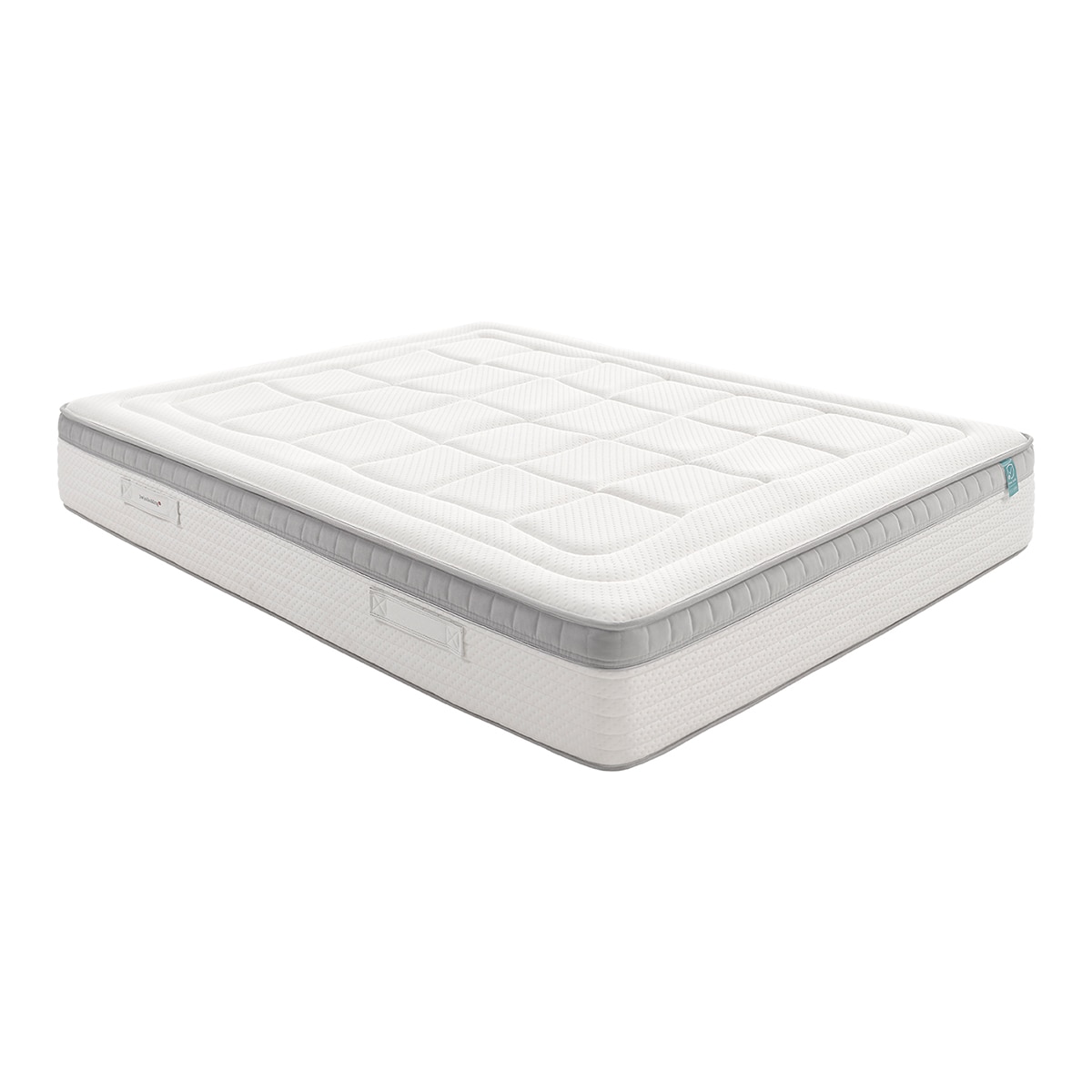 Colchón de HR y viscoelástica Viscomax V2 Swissbedding - Blanco Cama 80 x 190 cm Blanco-1