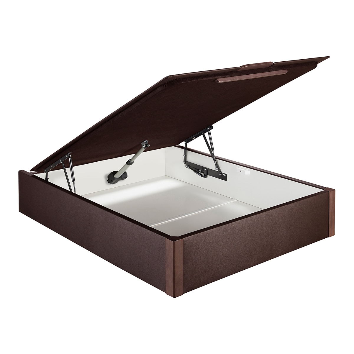 Canapé abatible elevación con motor Suiza Tapibox M Sweetbedding - Choco Cama 90 x 190 cm Choco-1
