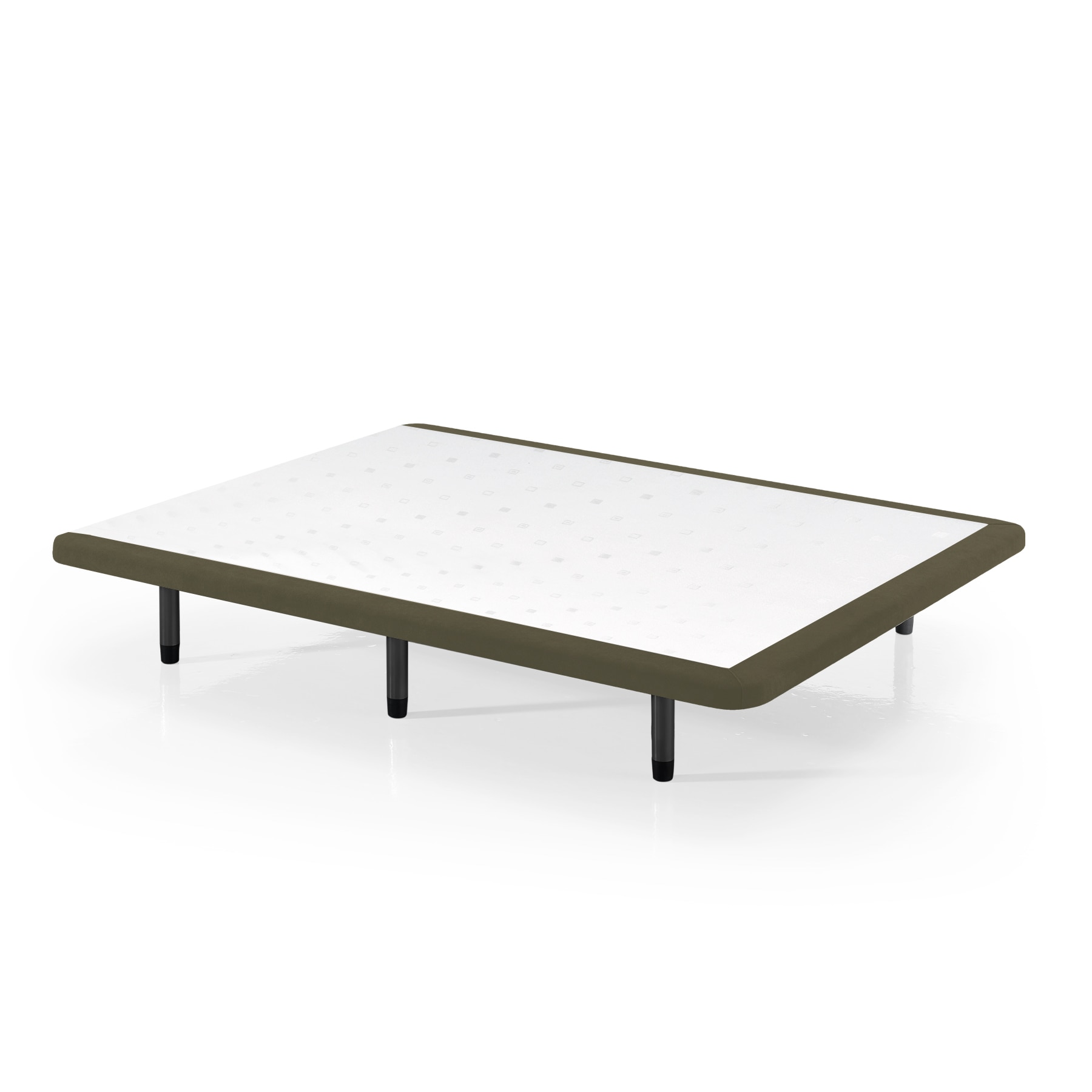 Base tapizada Ágil Ecus - Visón Cama 90 x 190 cm Visón-1