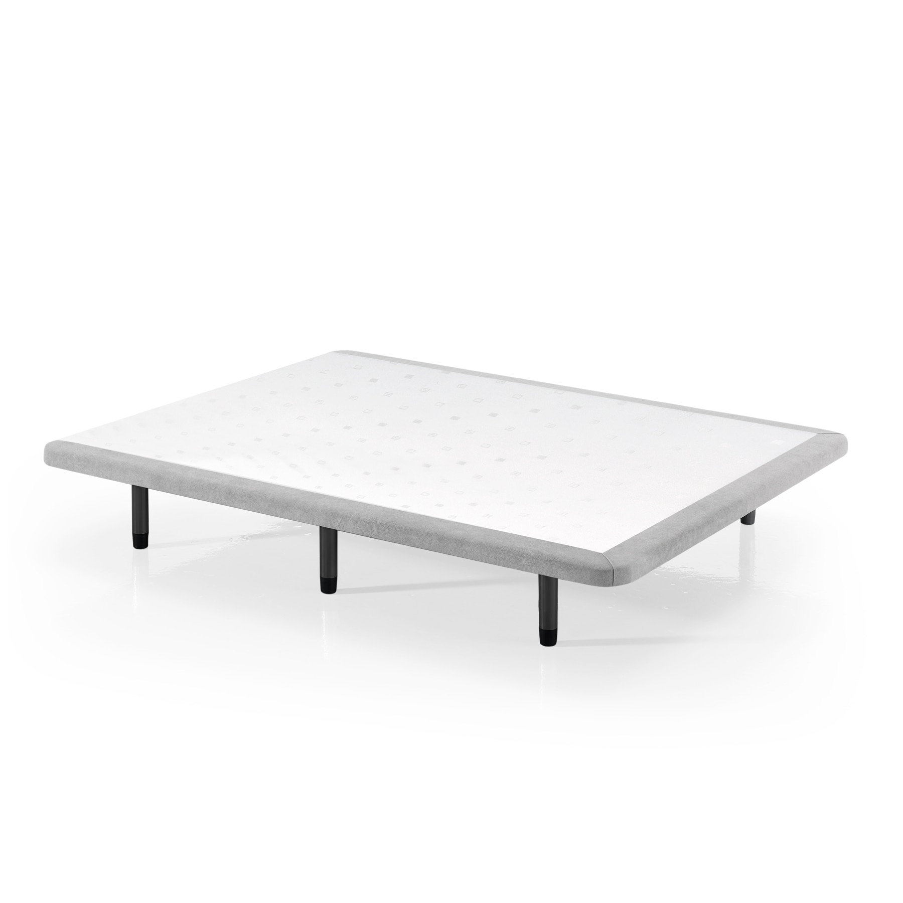 Base tapizada Ágil Ecus - Gris Cama 135 x 200 cm Gris-1