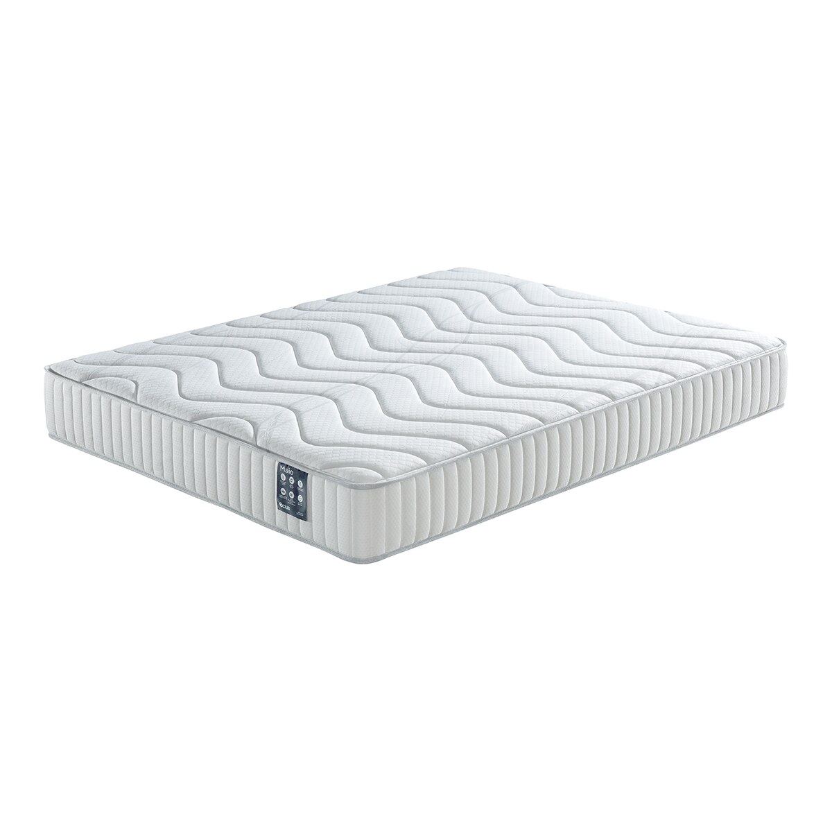 Colchón de muelles ensacados Maio Ecus - Blanco Cama 90 x 190 cm Blanco-2