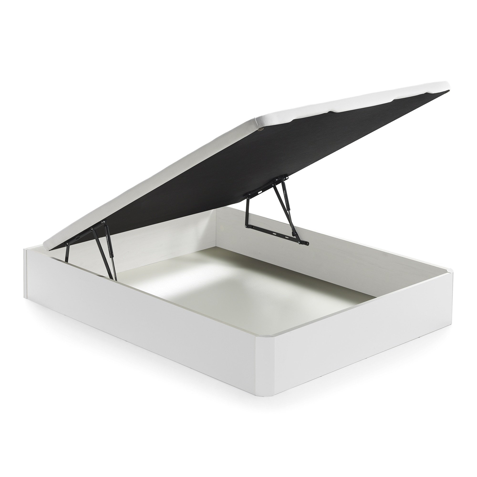 Canapé abatible de madera Alba Ecus - Blanco Cama 90 x 190 cm Blanco-1