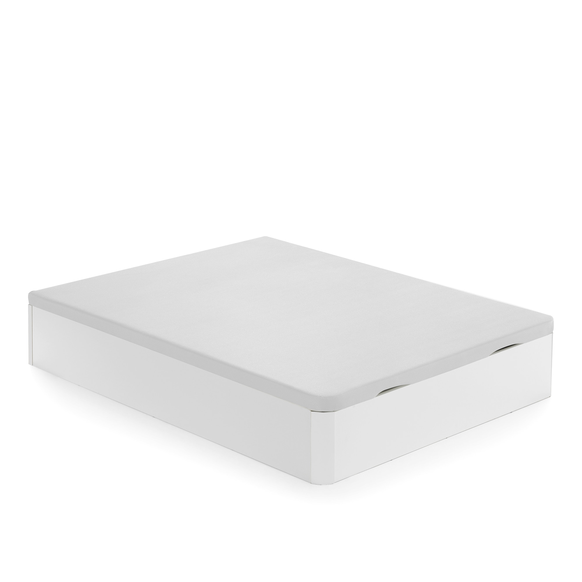 Canapé abatible de madera Alba Ecus - Blanco Cama 90 x 190 cm Blanco-2