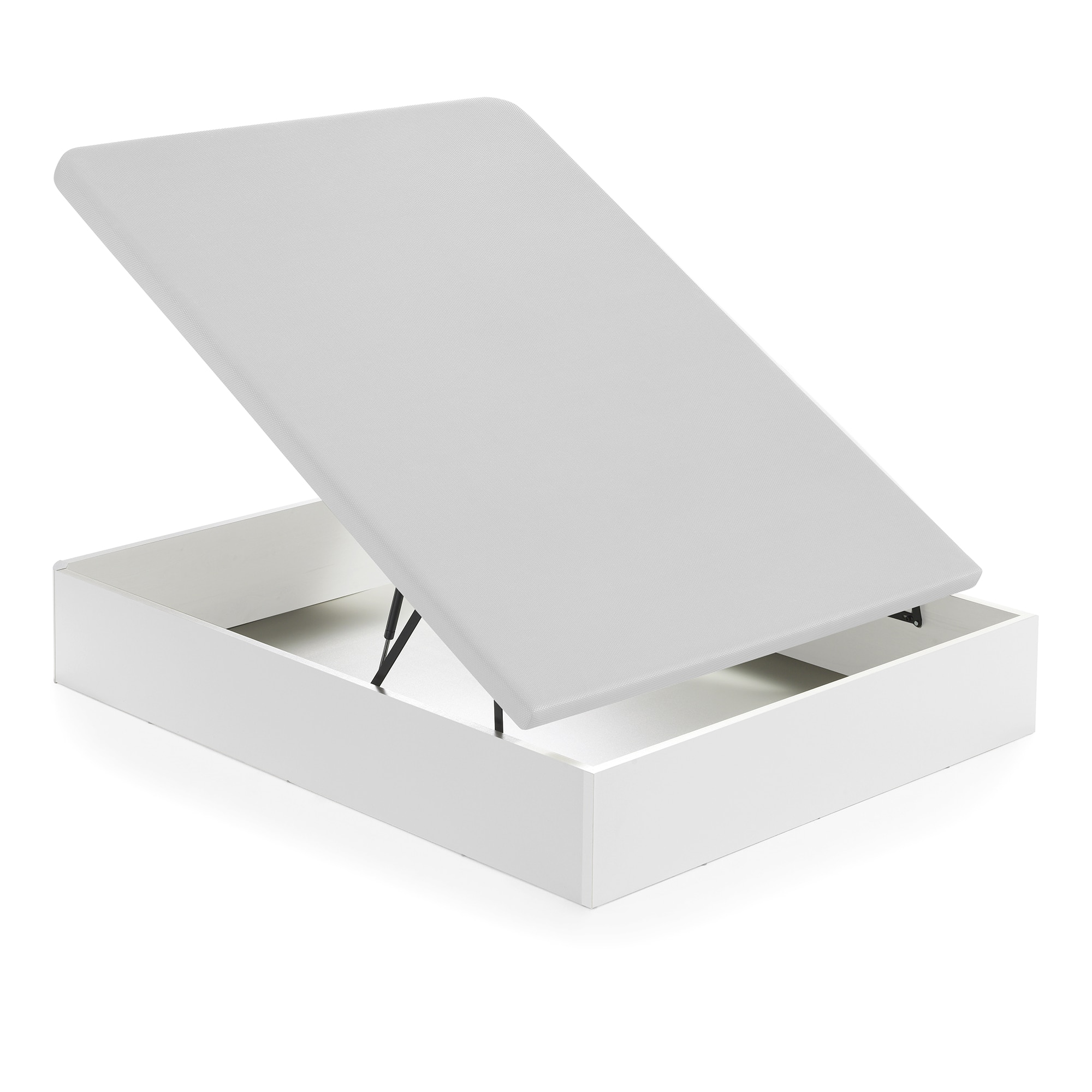 Canapé abatible de madera Alba Ecus - Blanco Cama 90 x 190 cm Blanco-3