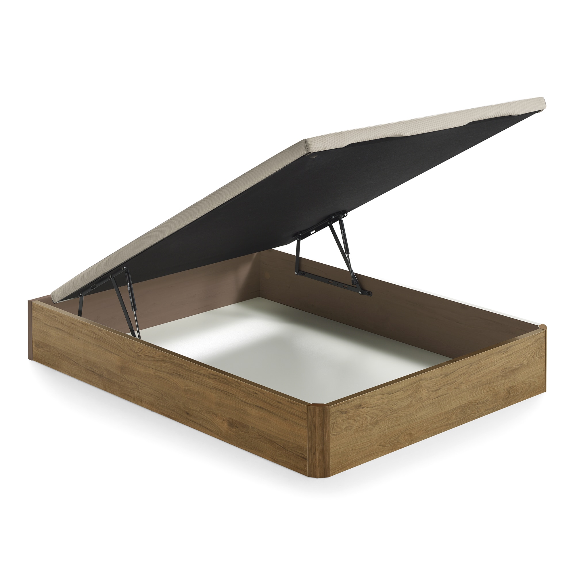Canapé abatible de madera Alba Ecus - Roble Cama 90 x 190 cm Roble-1