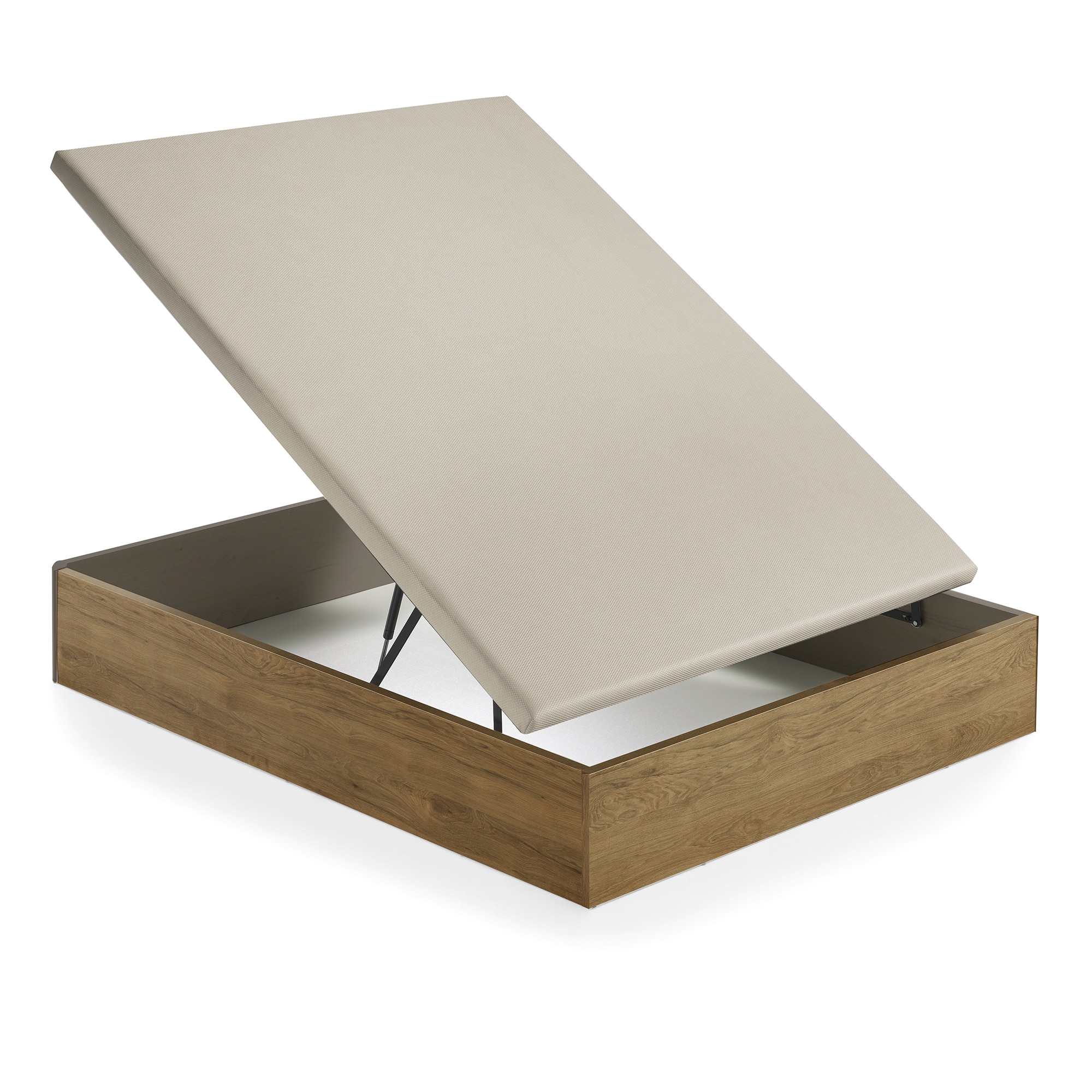 Canapé abatible de madera Alba Ecus - Roble Cama 90 x 190 cm Roble-3