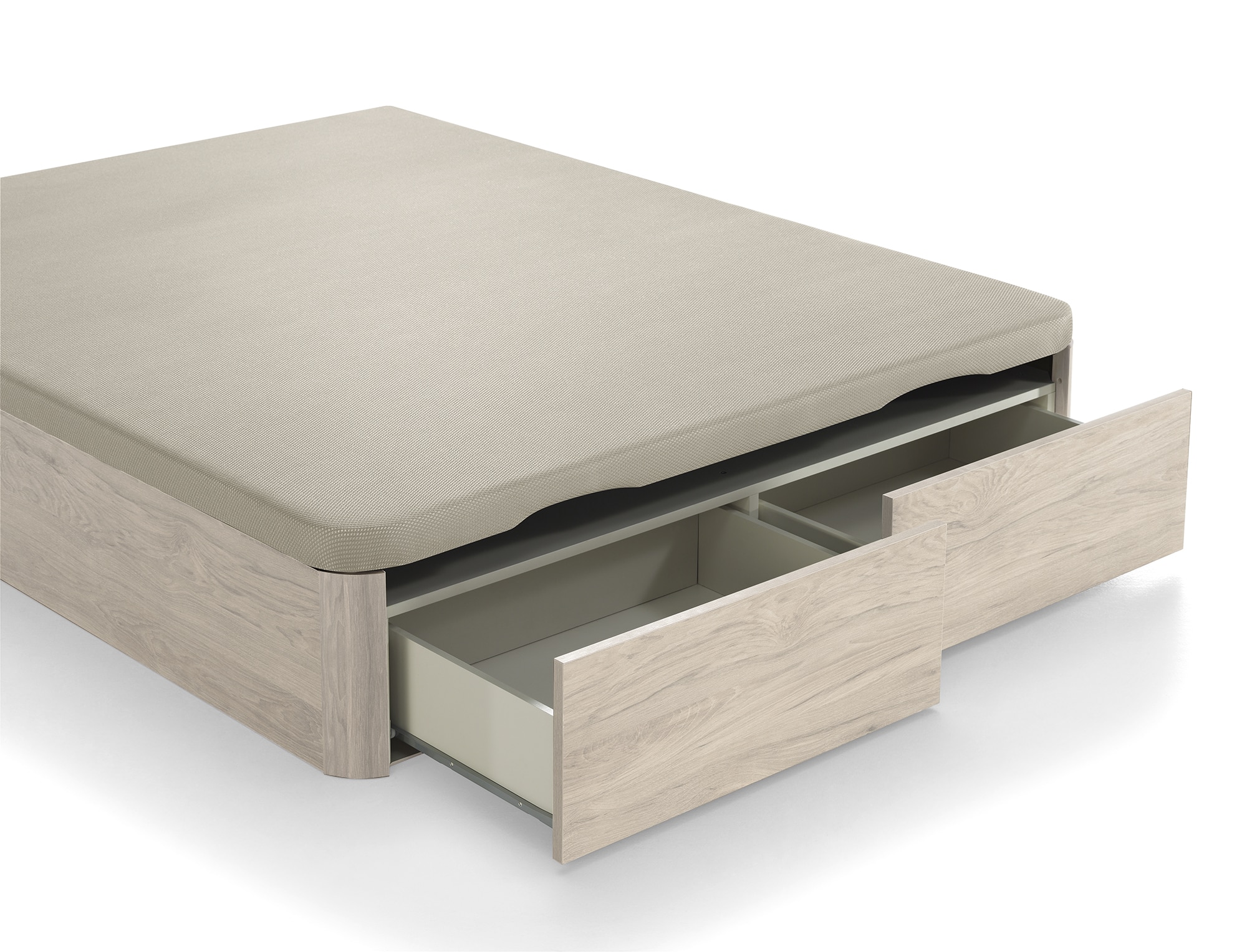 Canapé abatible de madera Lira Ecus - Ártico Cama 135 x 190 cm Ártico-3