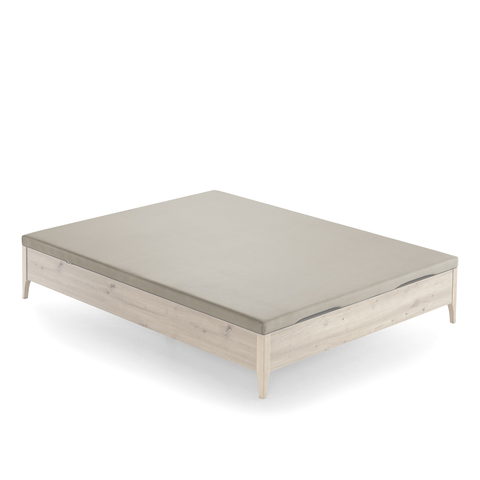 Imagen 2 de Canapé abatible de madera con patas Numa Ecus - Ártico Cama 90 x 190 cm Ártico
