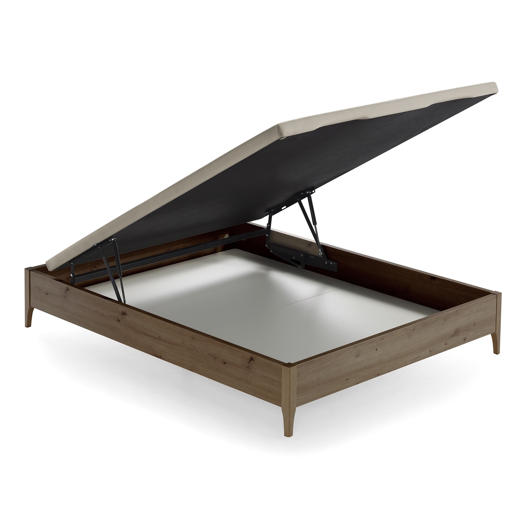 Imagen 1 de Canapé abatible de madera con patas Numa Ecus - Indio Cama 90 x 190 cm Indio
