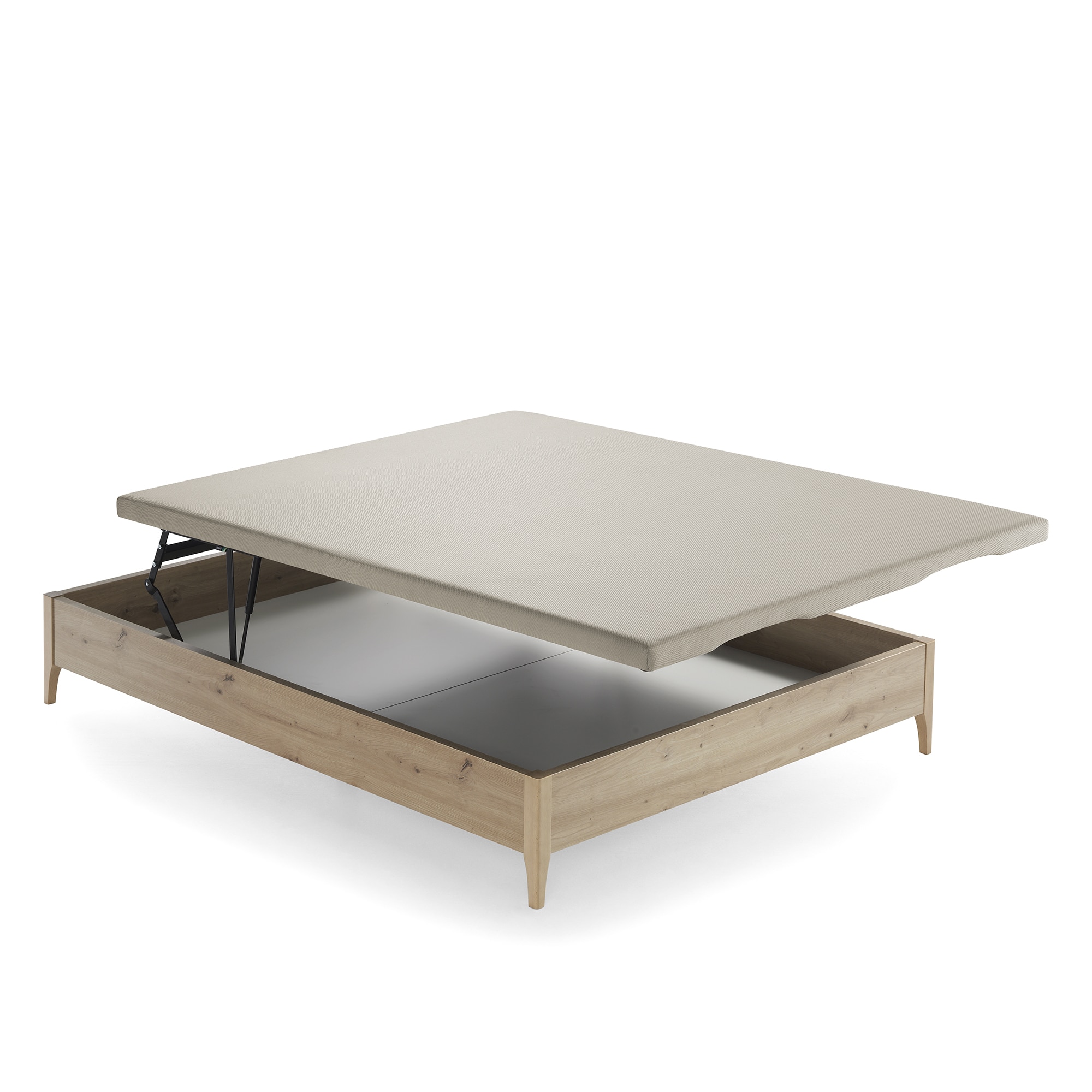 Imagen 5 de Canapé abatible de madera con patas Numa Ecus - Roble Cama 90 x 190 cm Roble