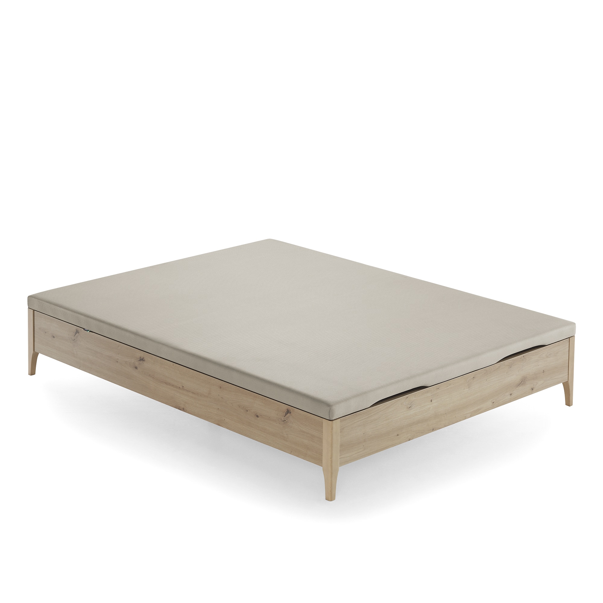 Imagen 2 de Canapé abatible de madera con patas Numa Ecus - Cambrian Cama 90 x 190 cm Cambrian