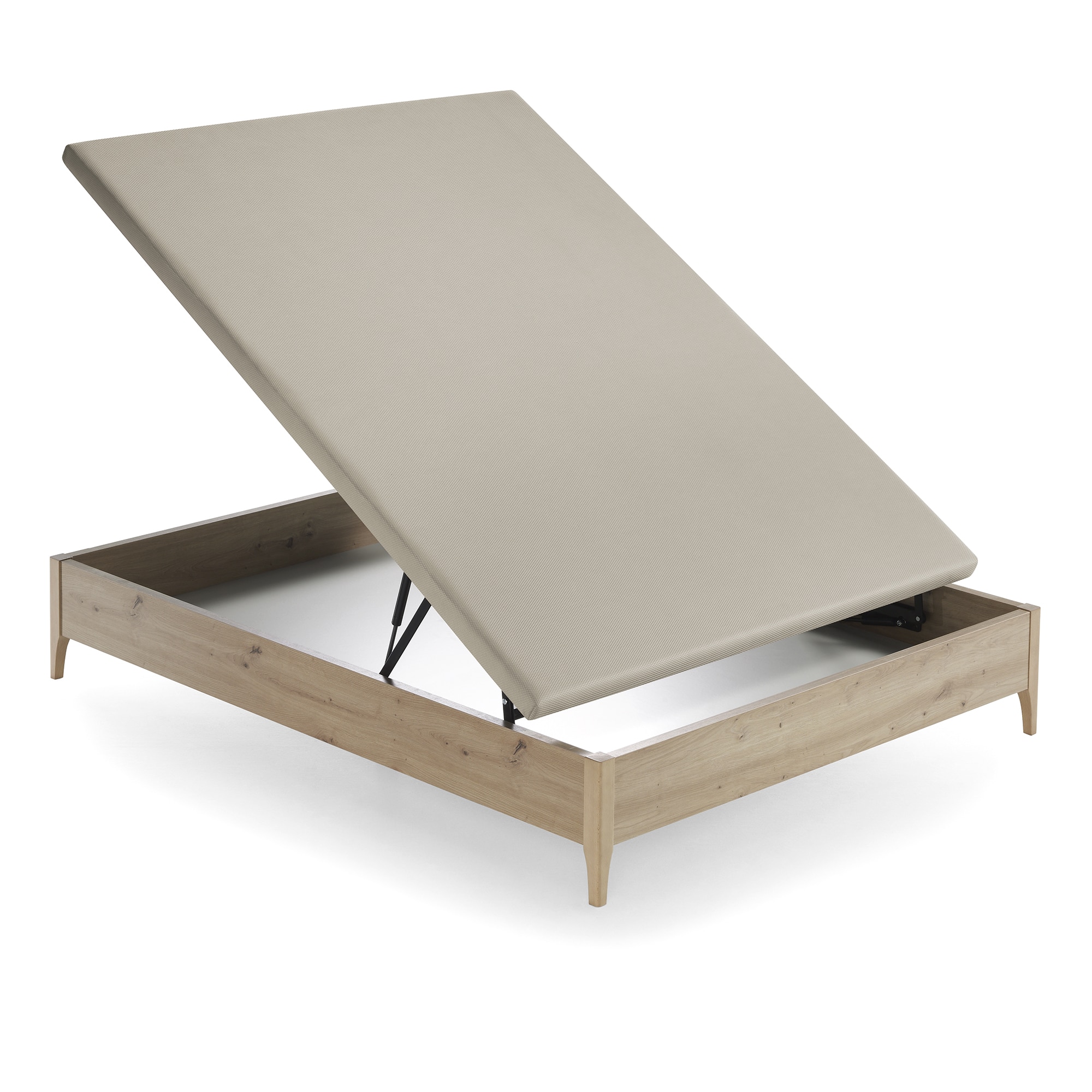 Imagen 3 de Canapé abatible de madera con patas Numa Ecus - Cambrian Cama 90 x 190 cm Cambrian
