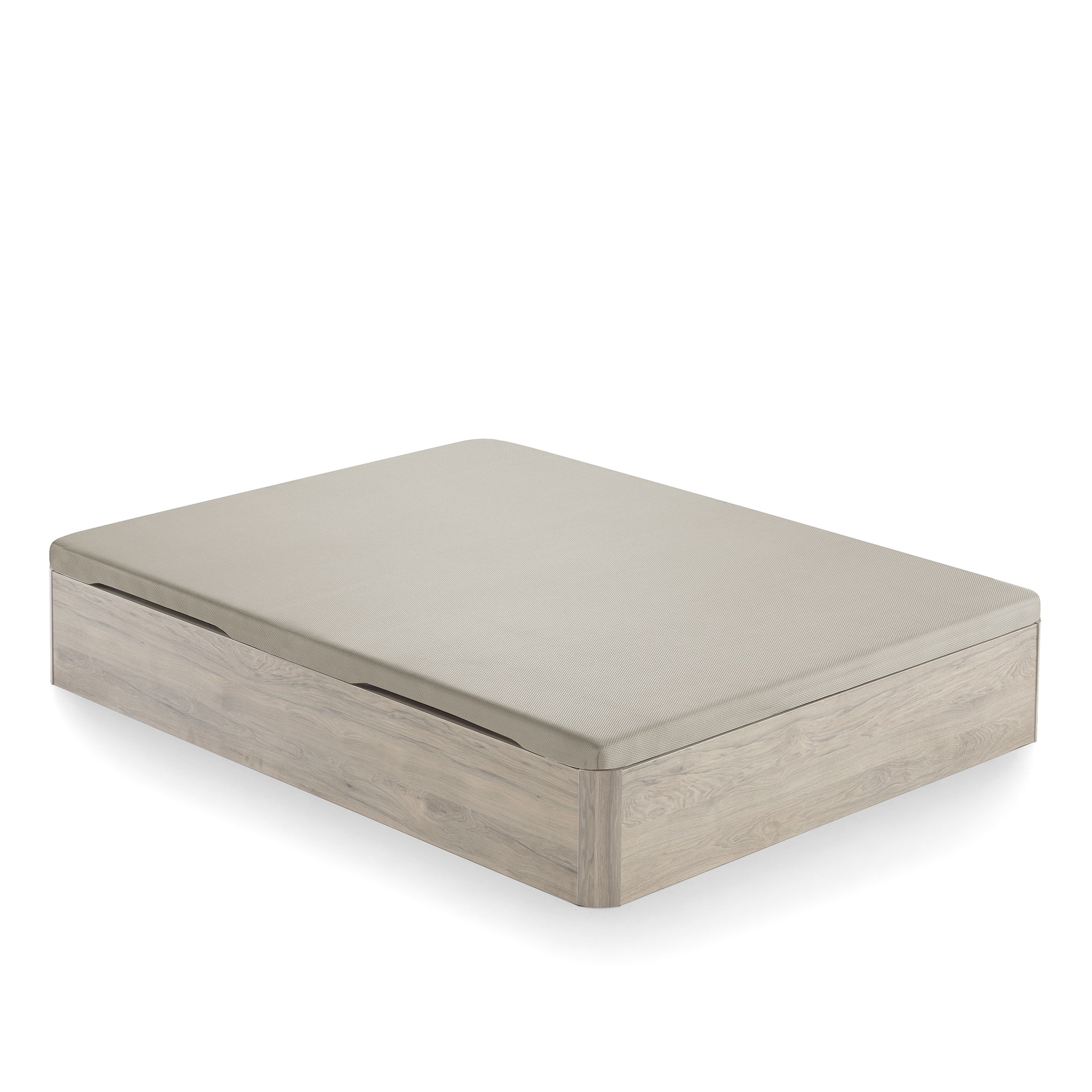 Canapé abatible de madera con apertura lateral Sora Ecus - Ártico Cama 150 x 200 cm Ártico-2