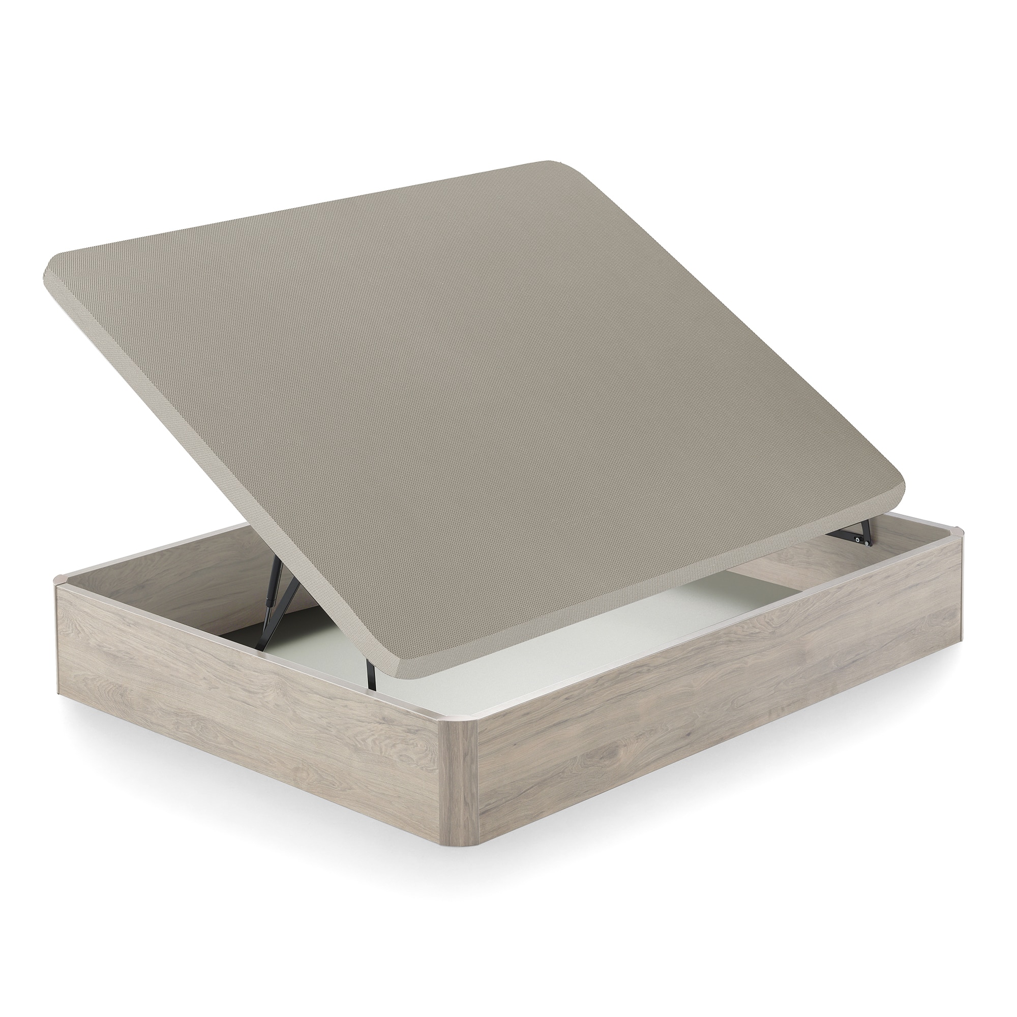 Canapé abatible de madera con apertura lateral Sora Ecus - Ártico Cama 150 x 200 cm Ártico-3
