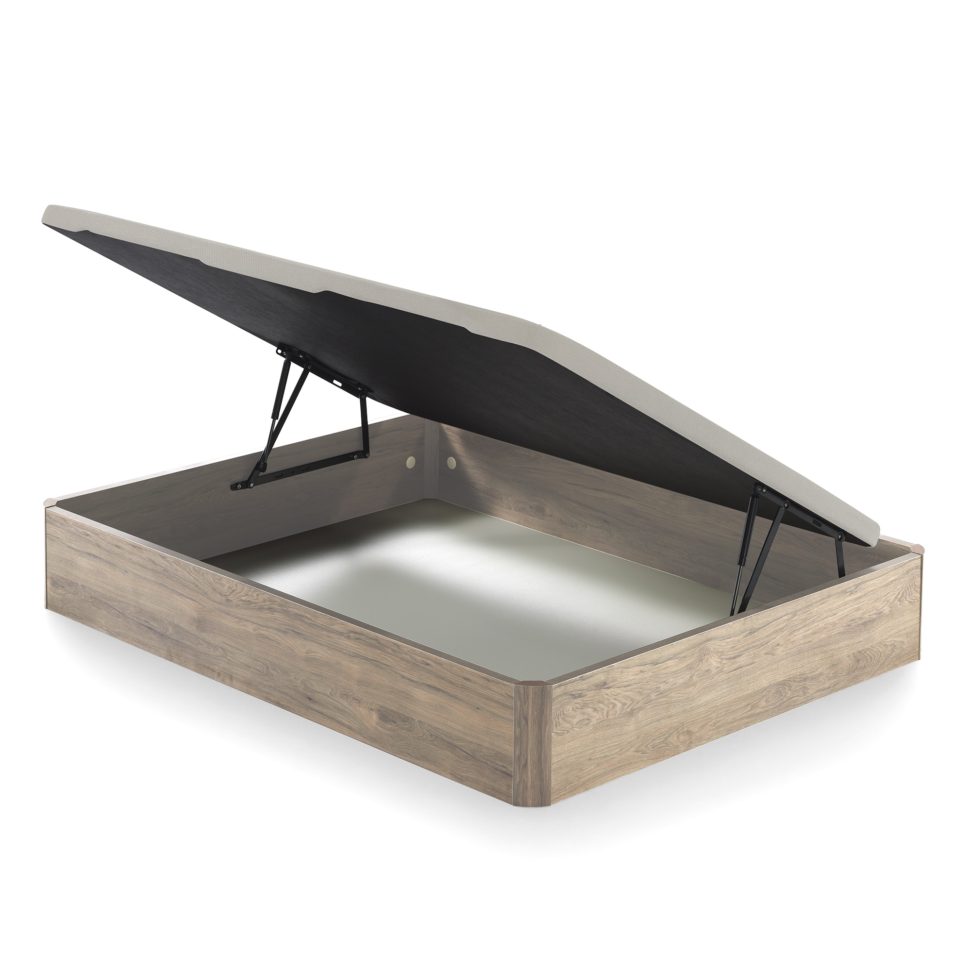Canapé abatible de madera con apertura lateral Sora Ecus - Cambrian Cama 150 x 200 cm Cambrian-1