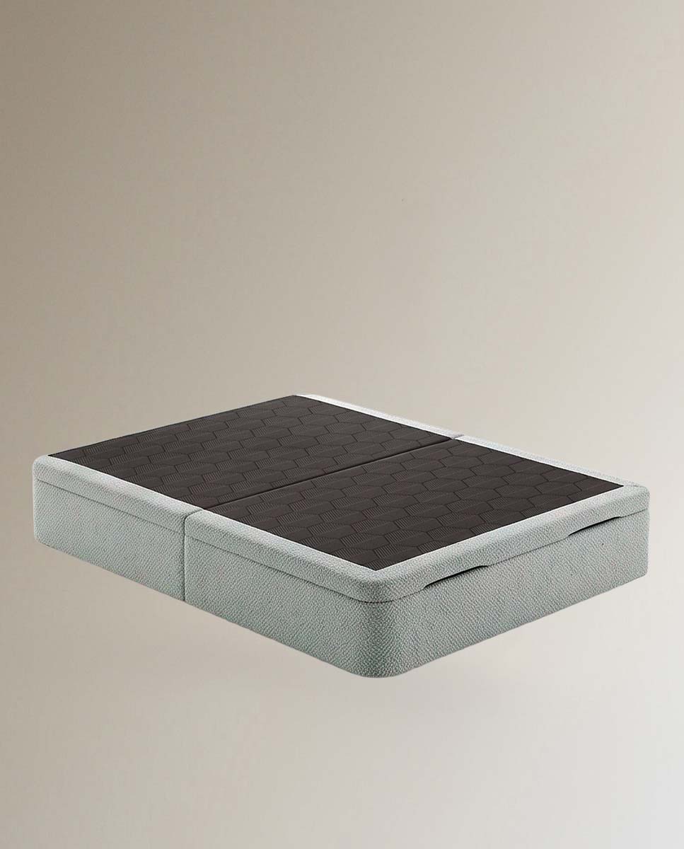 Canapé abatible tapizado en tela Steel Ecus - Hierba Cama 90 x 190 cm Hierba-2