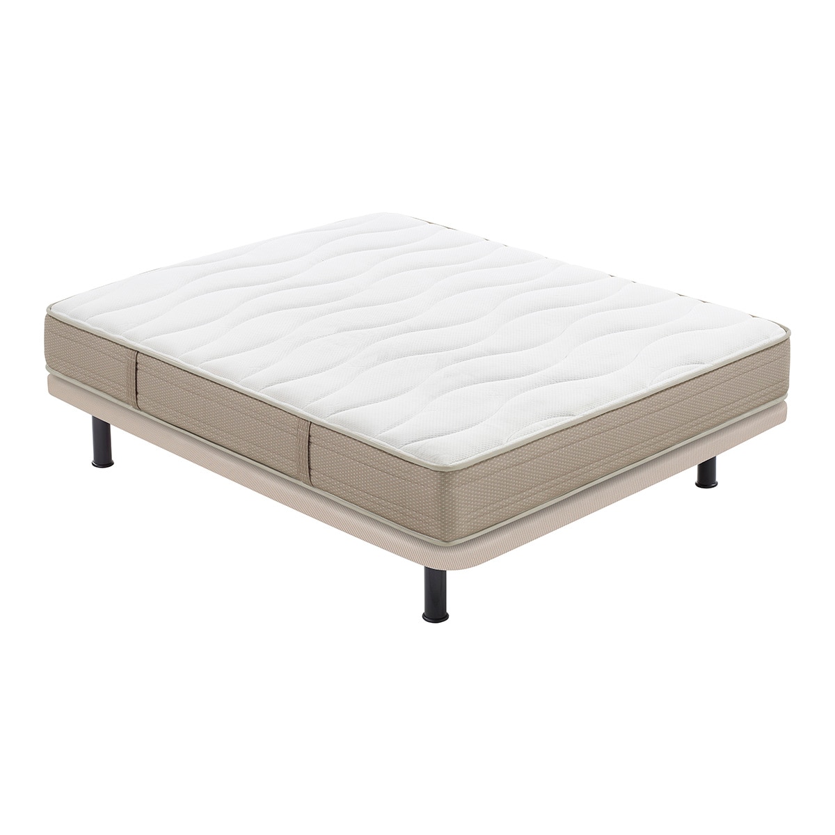 Imagen 0 de Conjunto colchón muelles + base tapizada + patas SPR20 V2 Tap Nuestro Mejor Precio - El Corte Inglés..