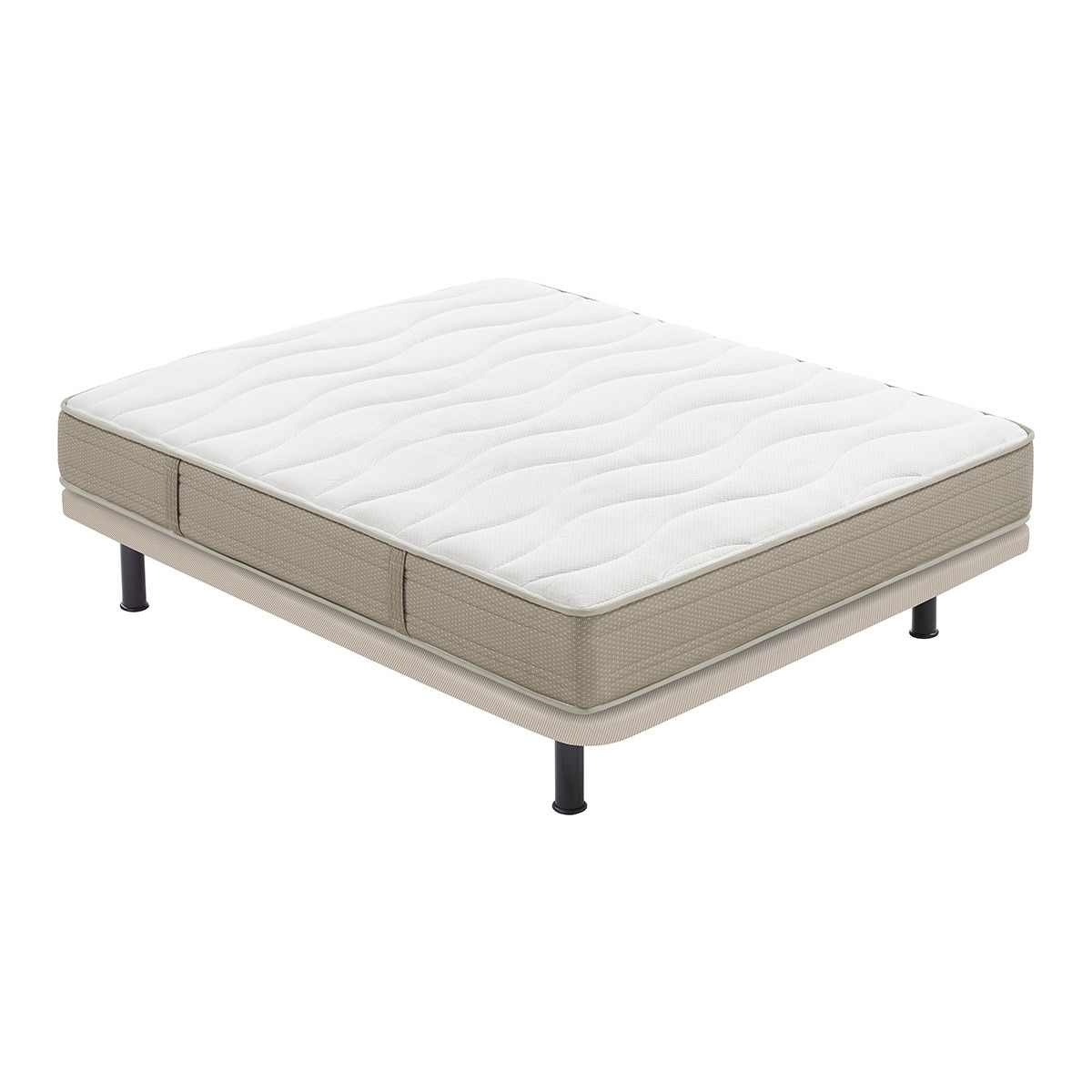 Imagen 0 de Conjunto colchón muelles + base tapizada + patas SPR20 V2 Tap Nuestro Mejor Precio - El Corte Inglés..
