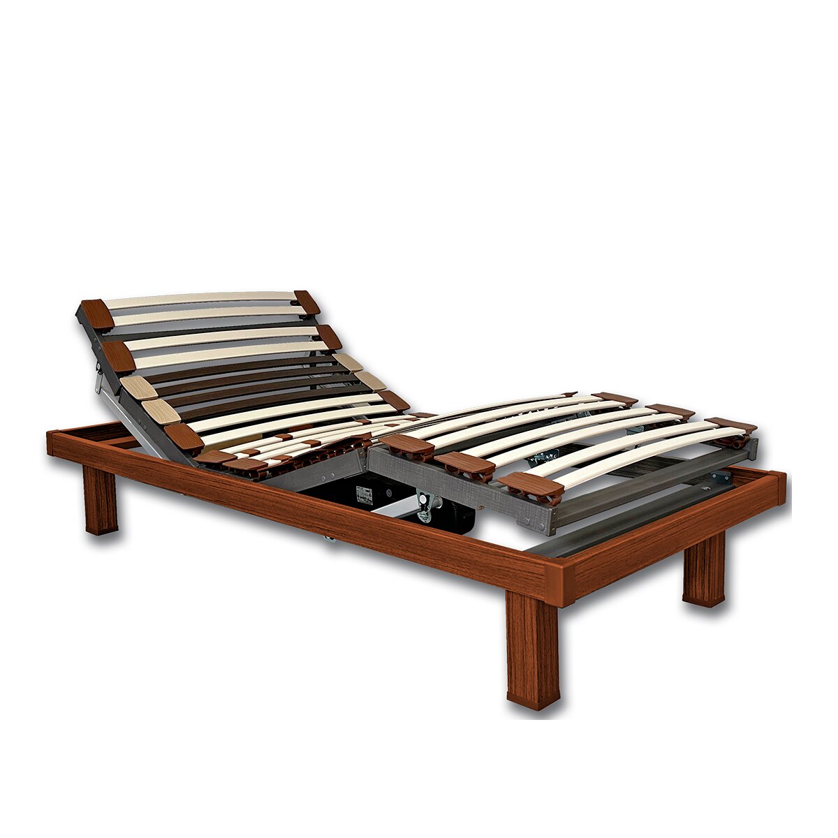Somier articulado Gold Eléctrico - Marrón Cama 90 x 190 cm Marrón-1