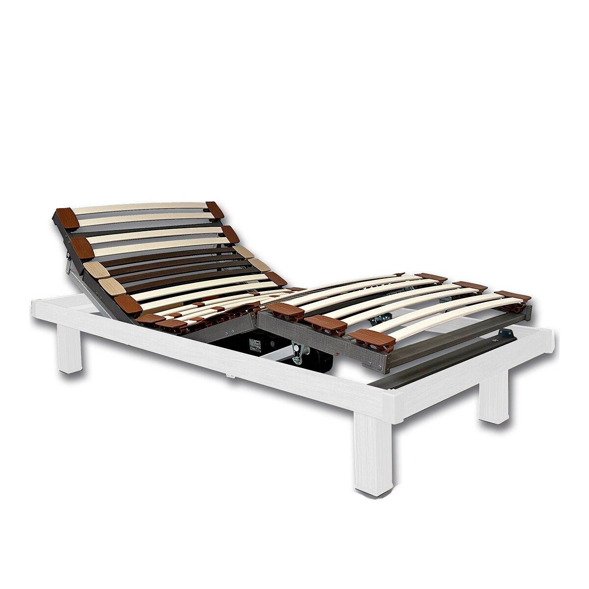 Somier articulado Gold Eléctrico - Blanco Cama 90 x 190 cm Blanco-1