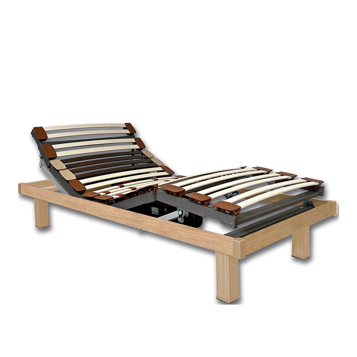 Somier articulado Gold Eléctrico - Roble Cama 90 x 190 cm Roble-1