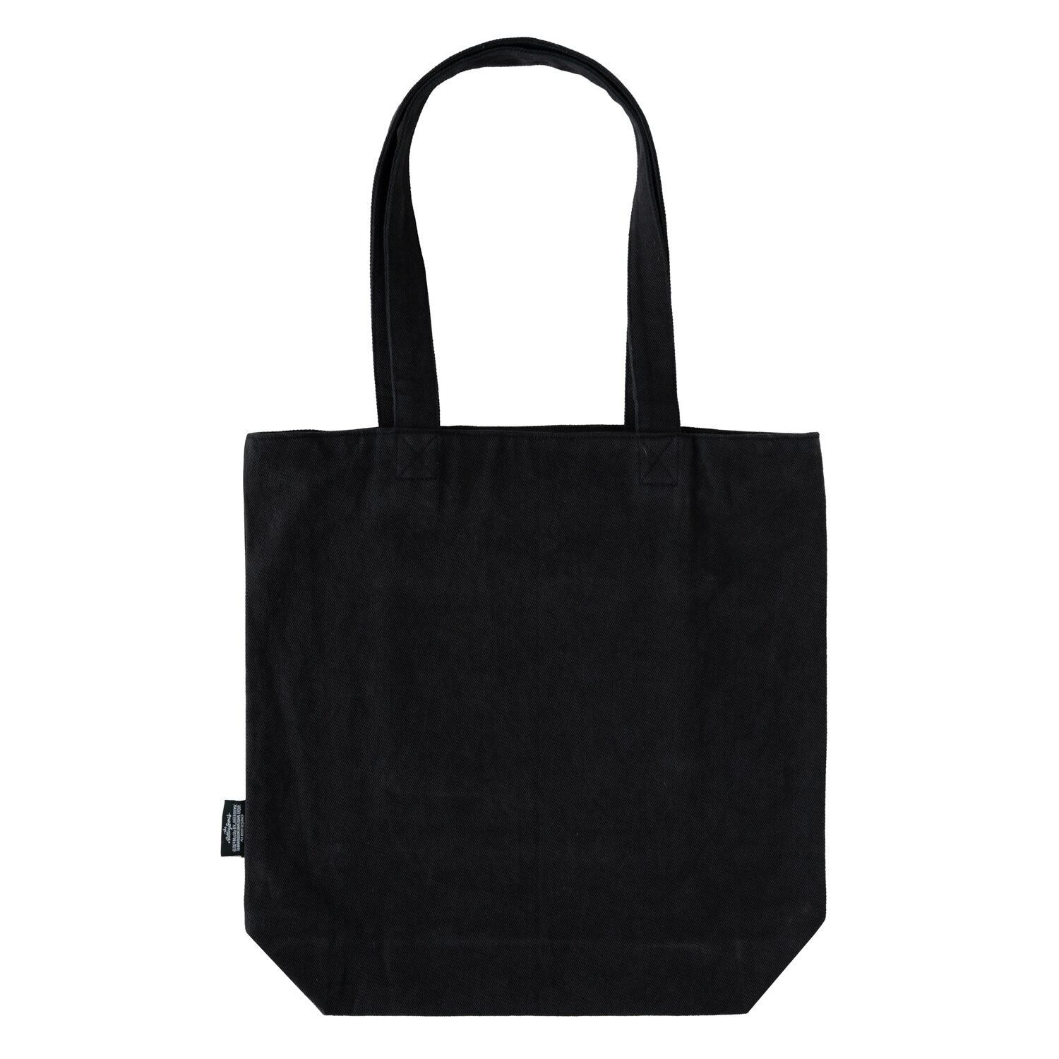 Bolso de tela premium fabricado en algodón Negro / Rojo-2