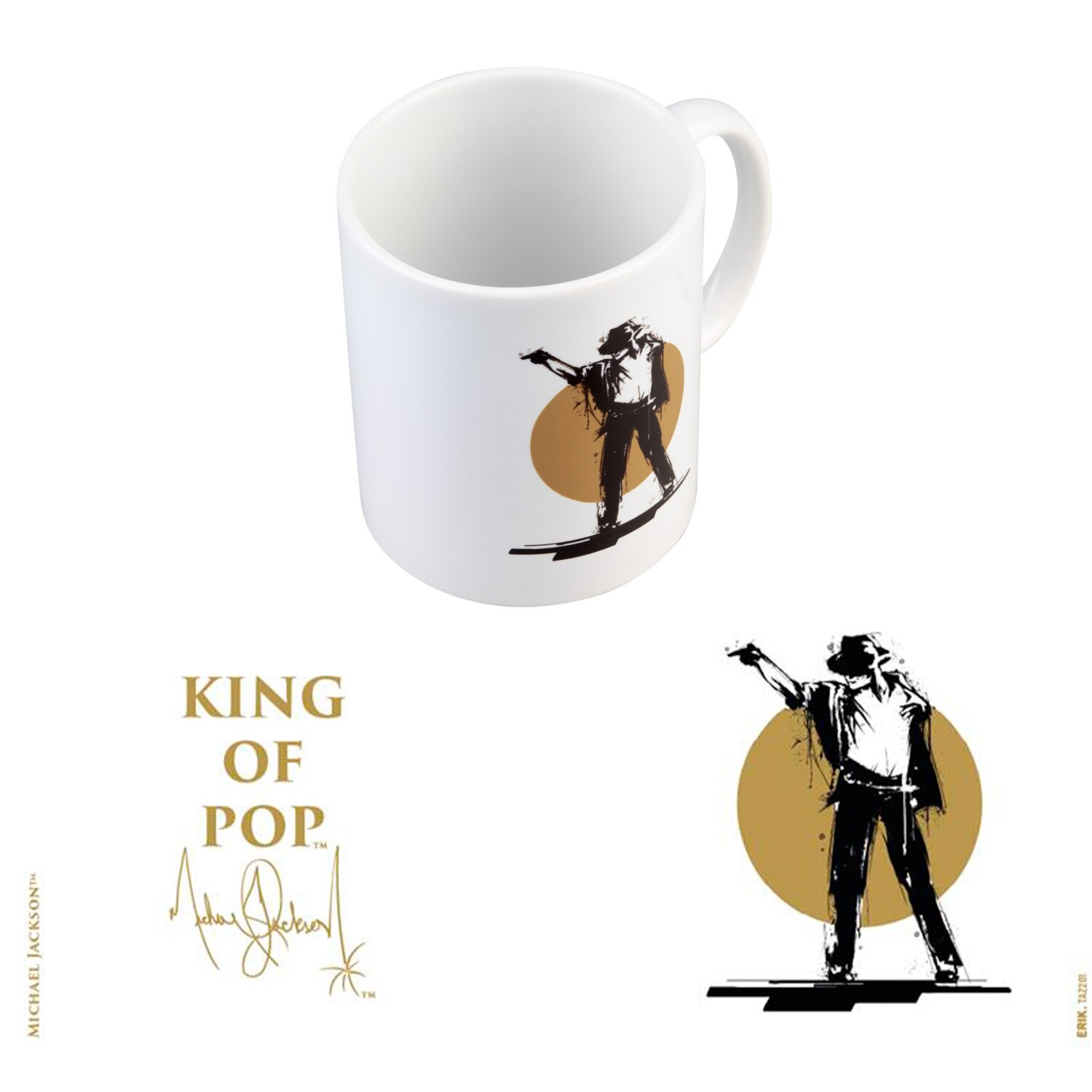 Imagen 0 de Taza fabricada en cerámica con acabado brillante