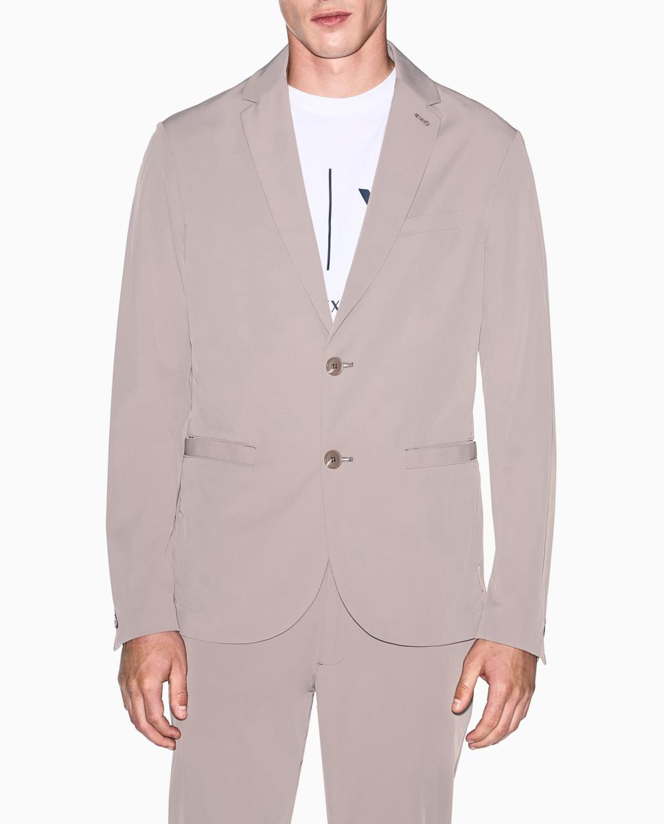 Armani Exchange - Americana de hombre regular fit en tejido bi-stretch.