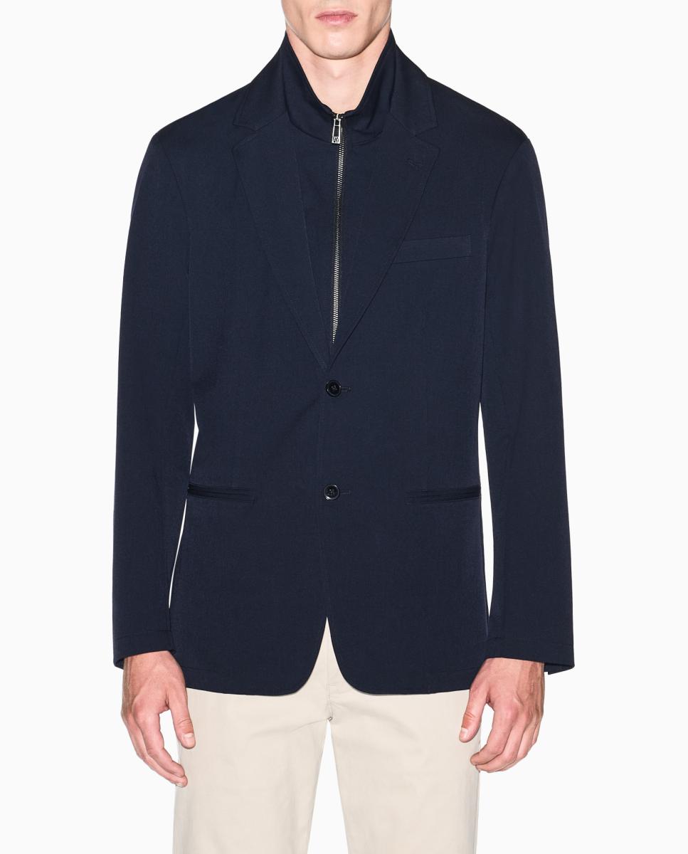 Imagem 0 de Casaco Regular Fit com Peitilho Desmontável