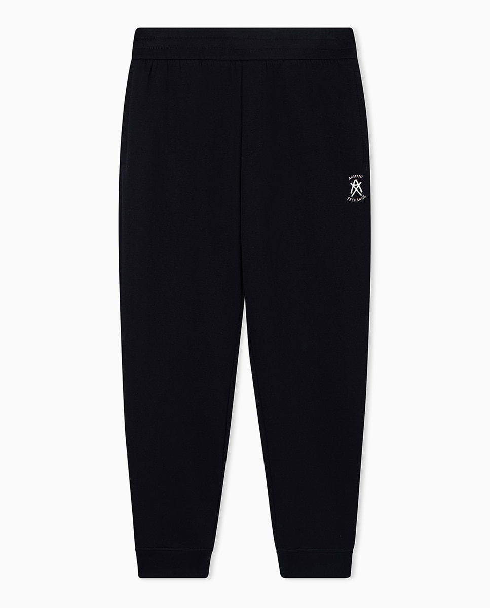 Pantalón de hombre jogger con logo Negro Armani Exchange Negro-2