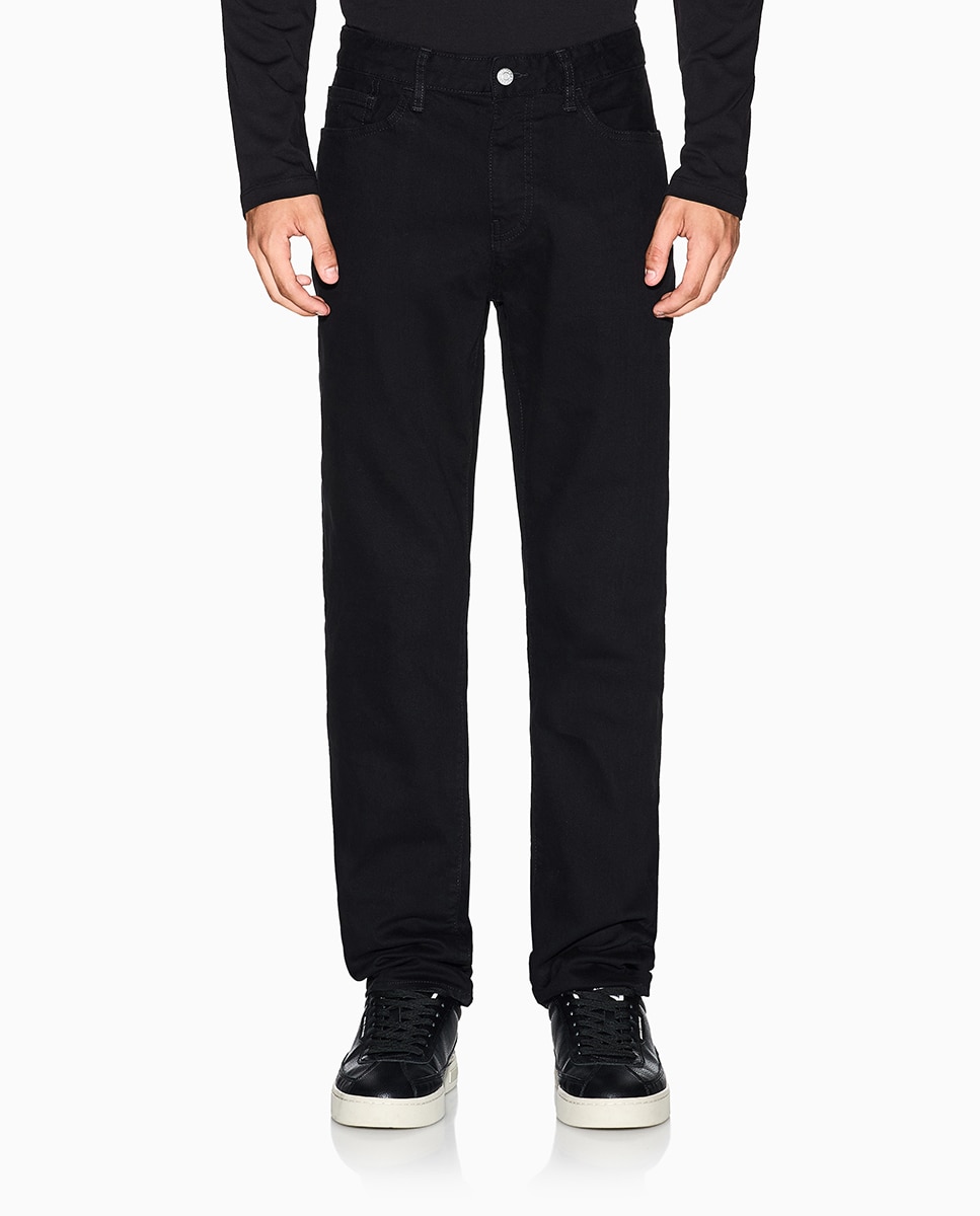 Jeans J14 Slim em Ganga Bull Preto-2