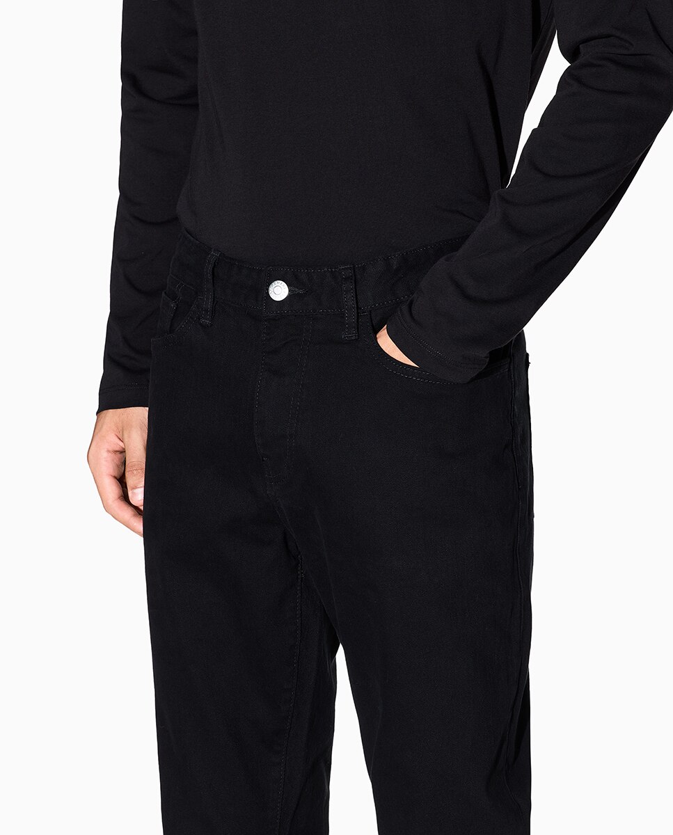 Jeans J14 Slim em Ganga Bull Preto-4