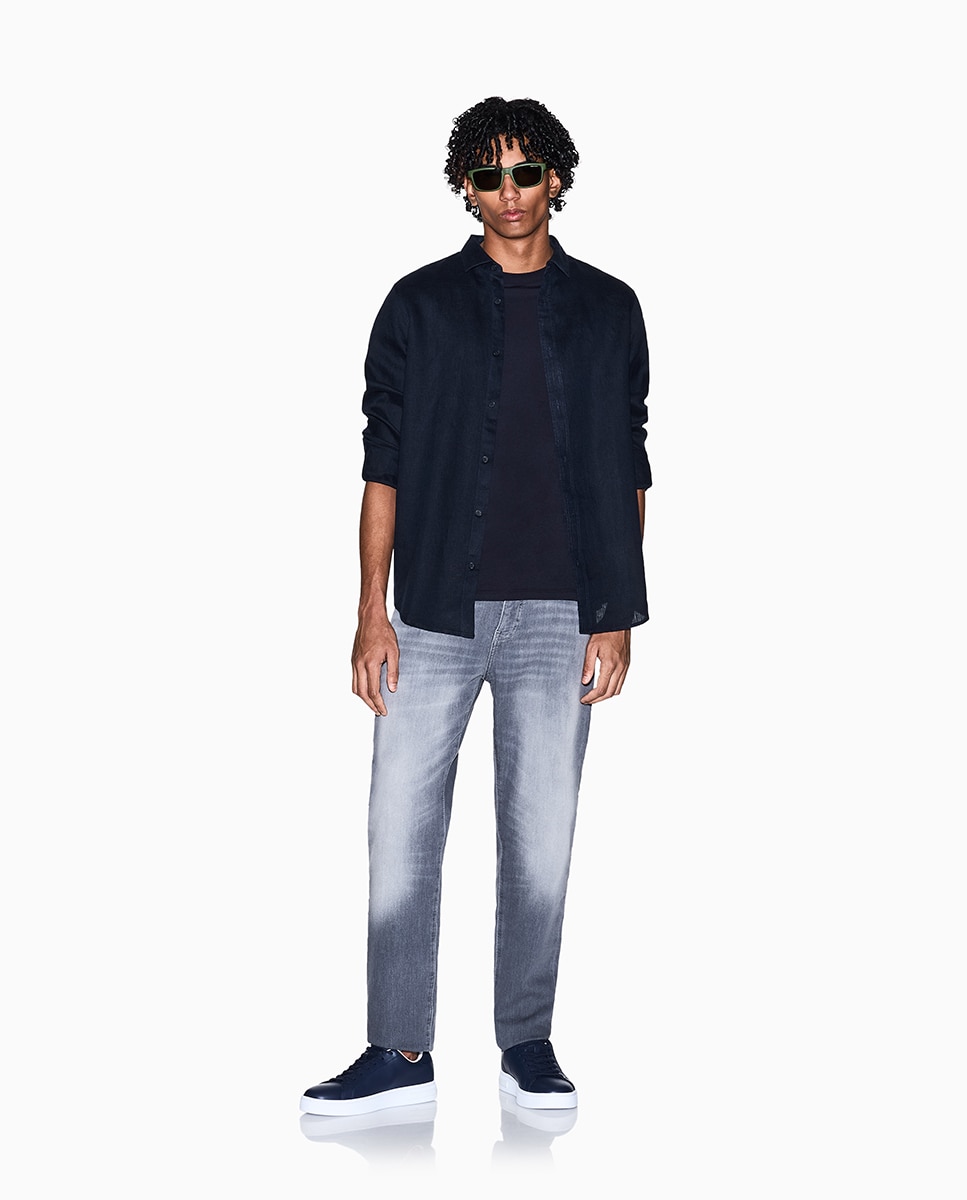 Jeans J13 Comfort Slim Cinzento-escuro-1