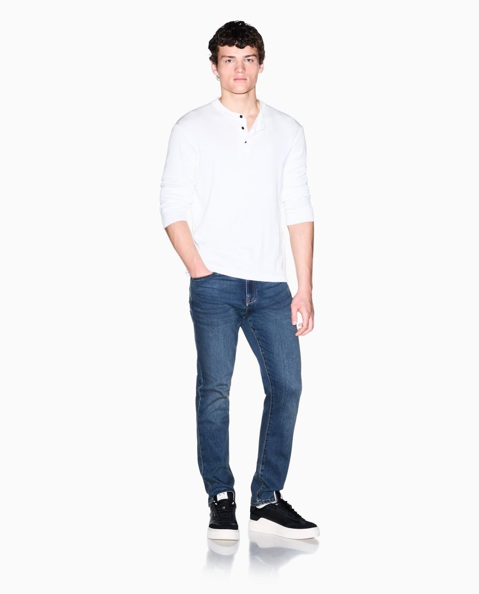 Imagem 0 de Jeans J14 Slim Fit com Lavagem Escura