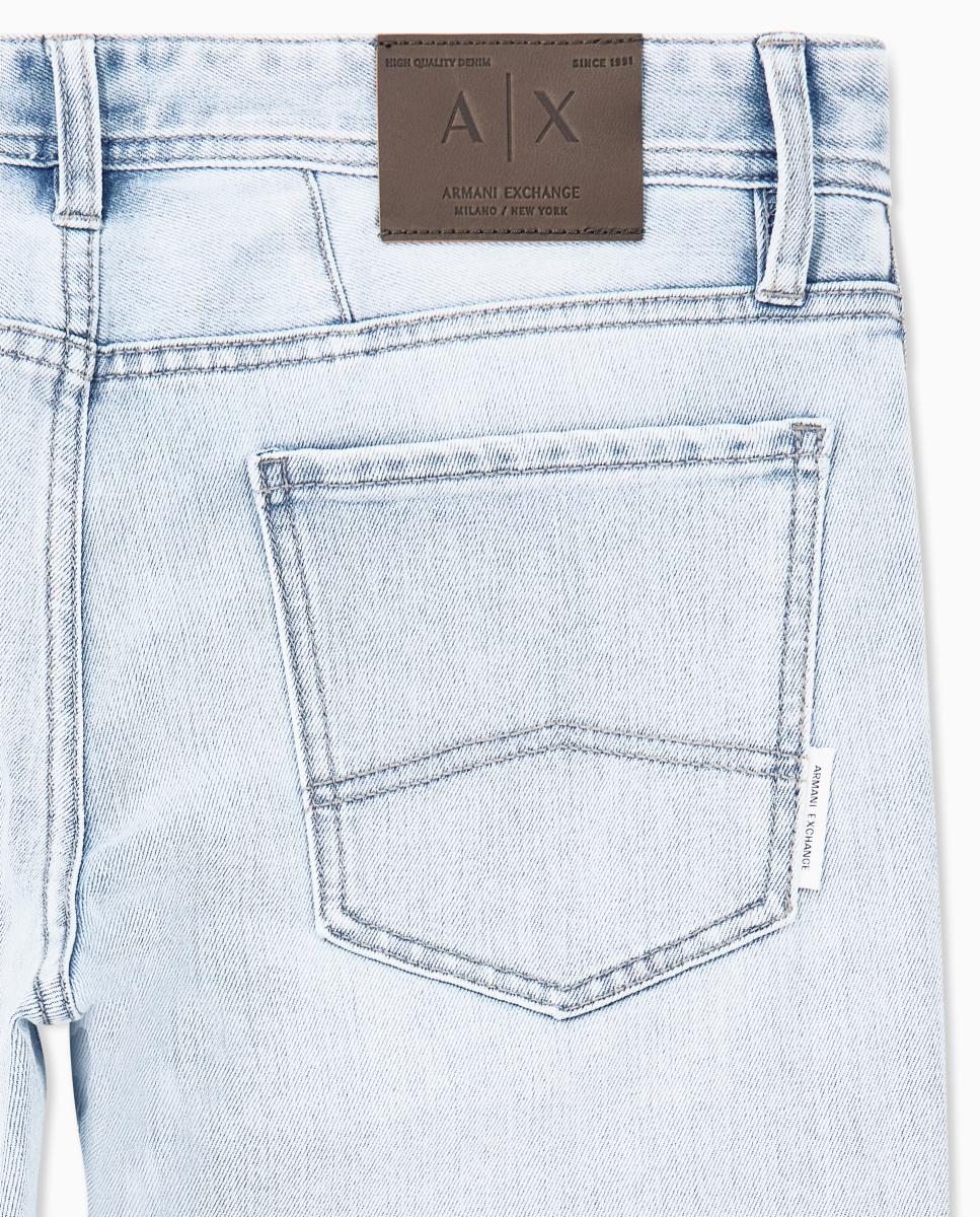 Jeans J66 Skinny Fit com Lavagem Média Azul-índigo-6