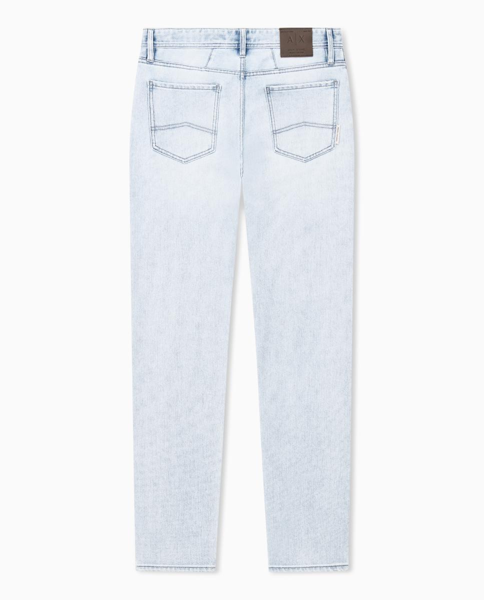 Jeans J66 Skinny Fit com Lavagem Média Azul-índigo-8