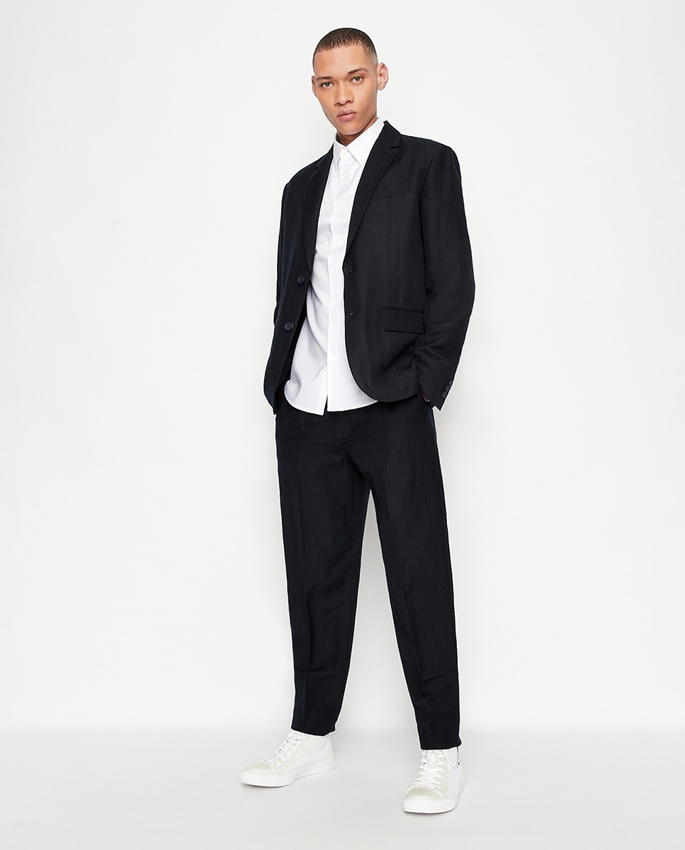 Camisa Slim Fit em Algodão Oxford Branco-6