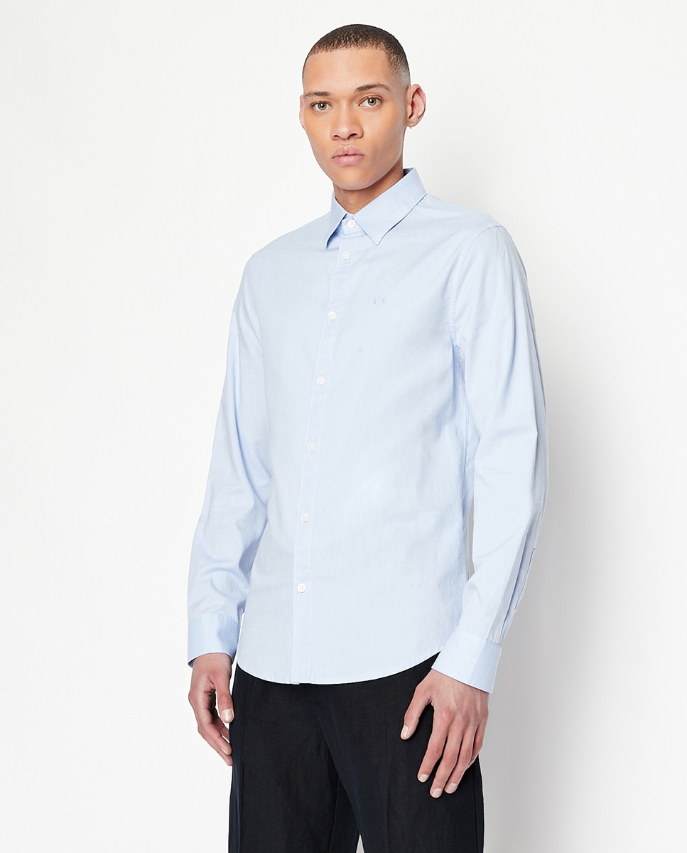 Imagem 0 de Camisa Slim Fit em Algodão Oxford