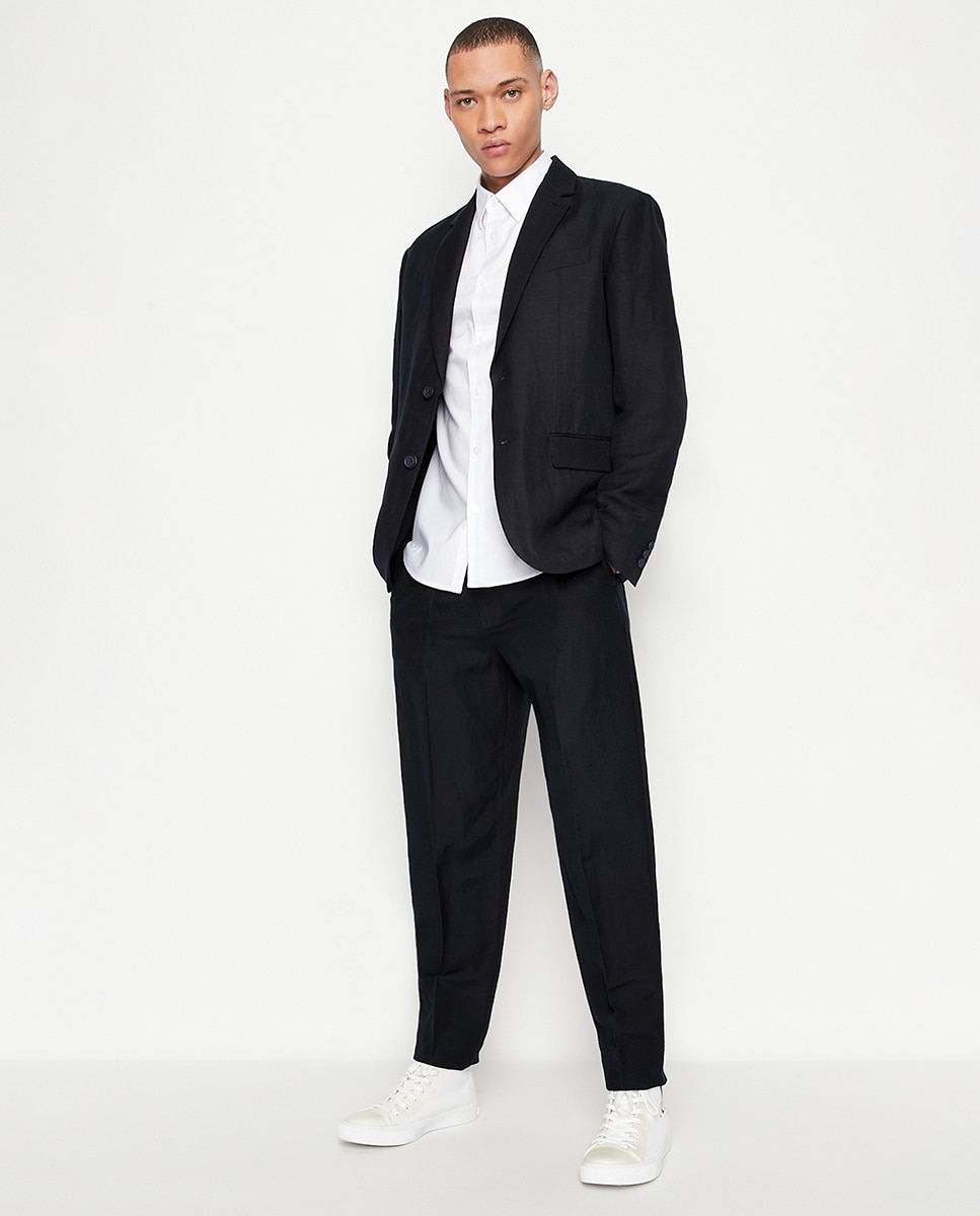 Camisa Slim Fit em Algodão Oxford Branco-6